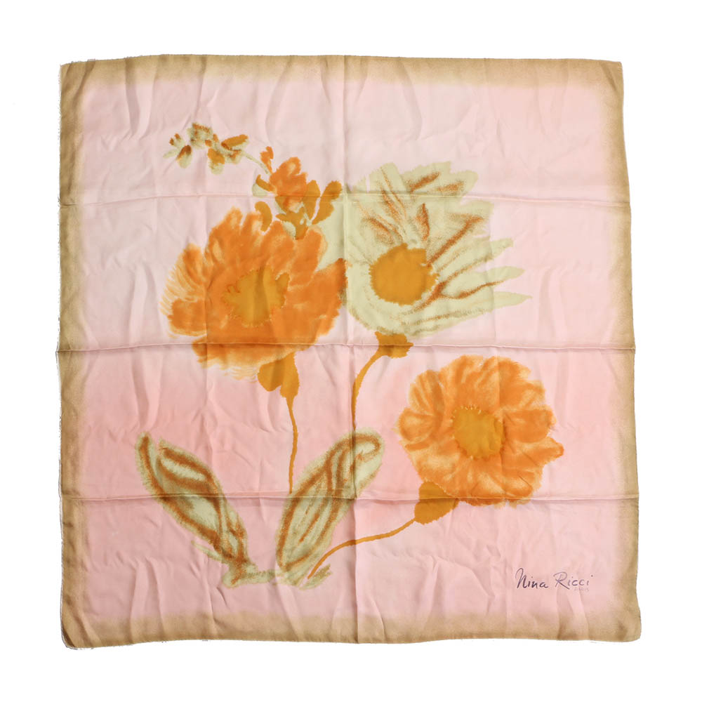 Vintage Nina Ricci Silk Scarf