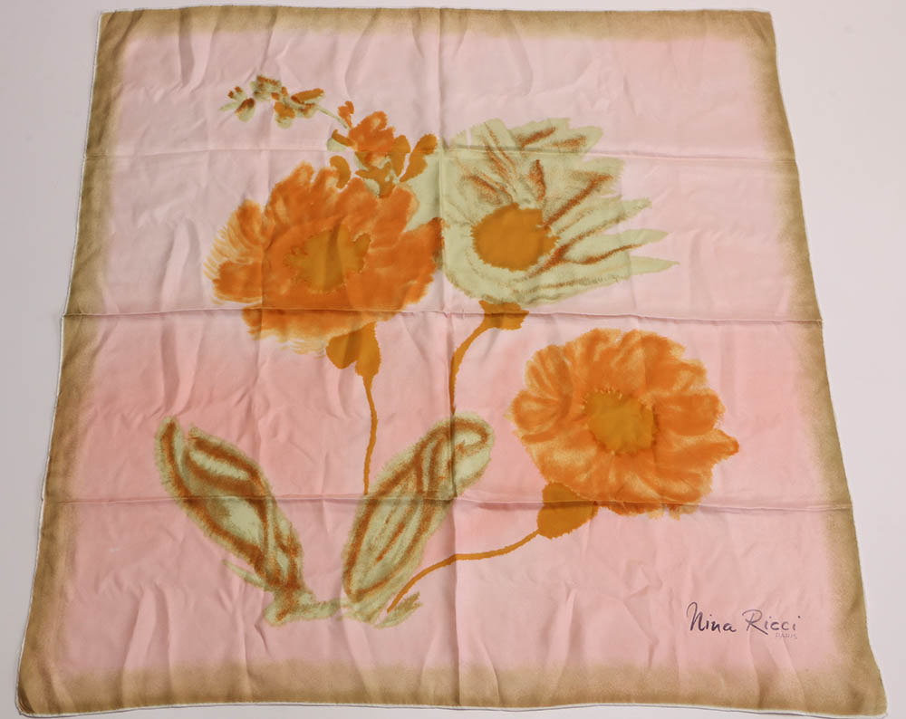 Vintage Nina Ricci Silk Scarf