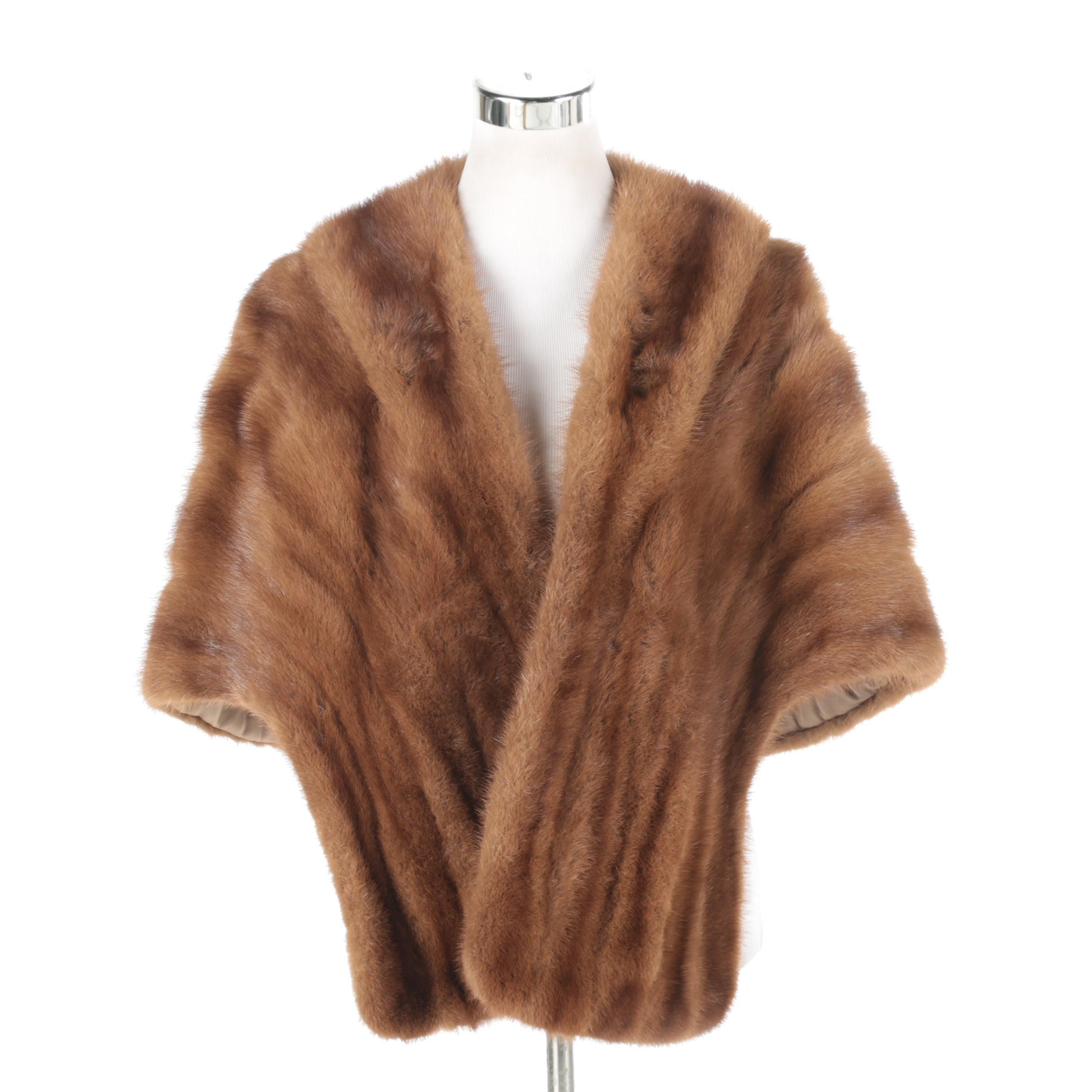 1960s Vintage Vincent's Indiana Mink Fur Stole