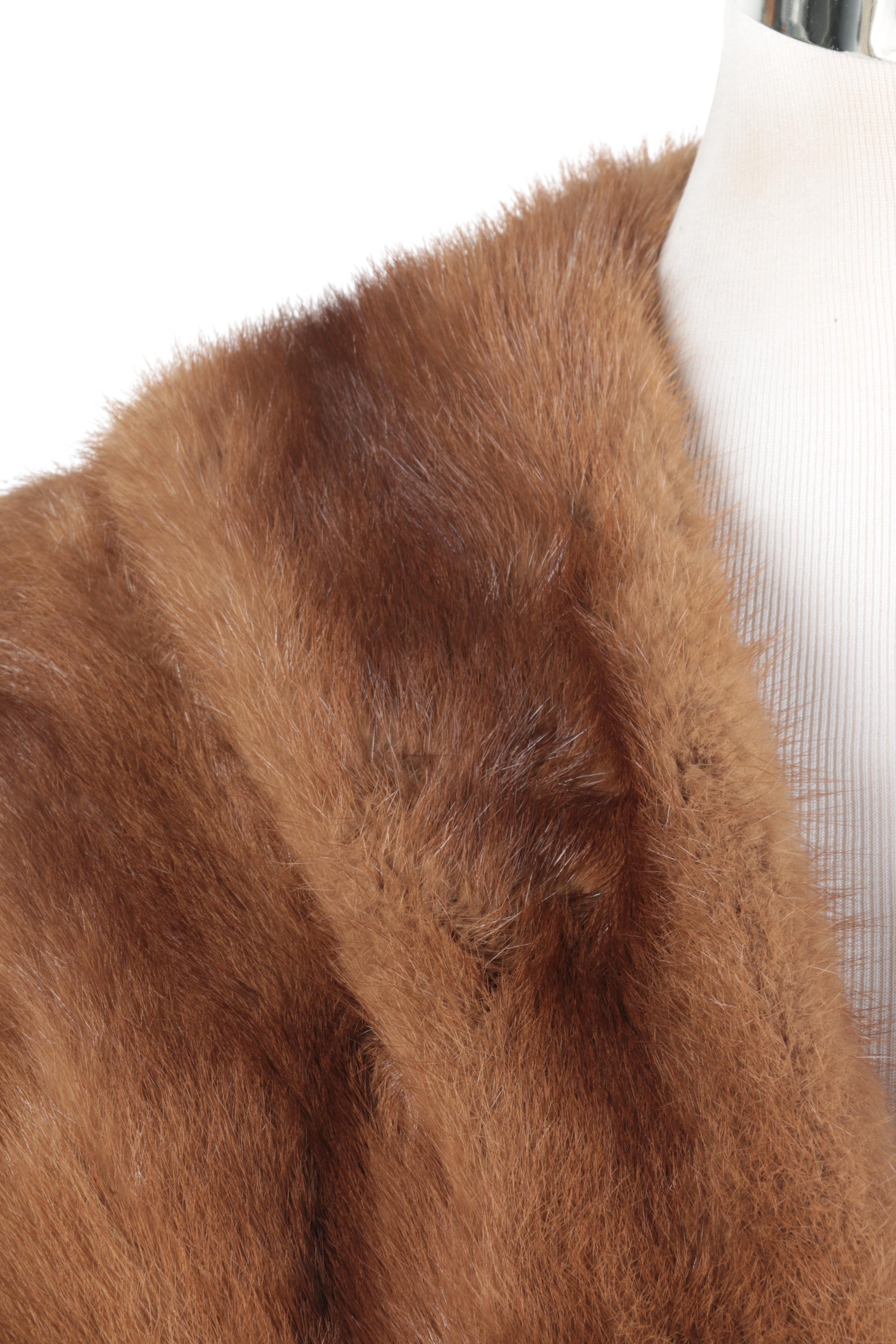 1960s Vintage Vincent's Indiana Mink Fur Stole