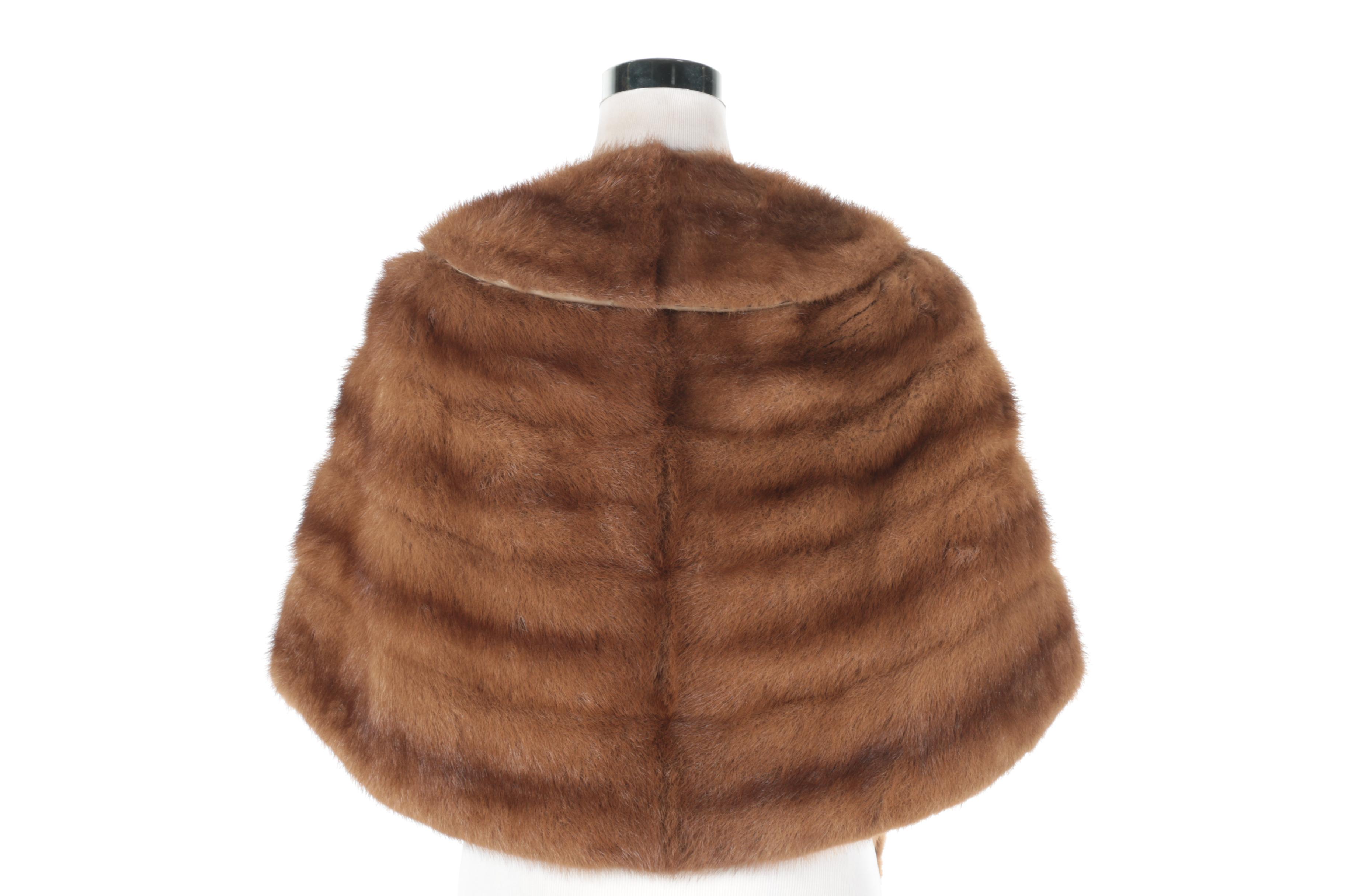 1960s Vintage Vincent's Indiana Mink Fur Stole