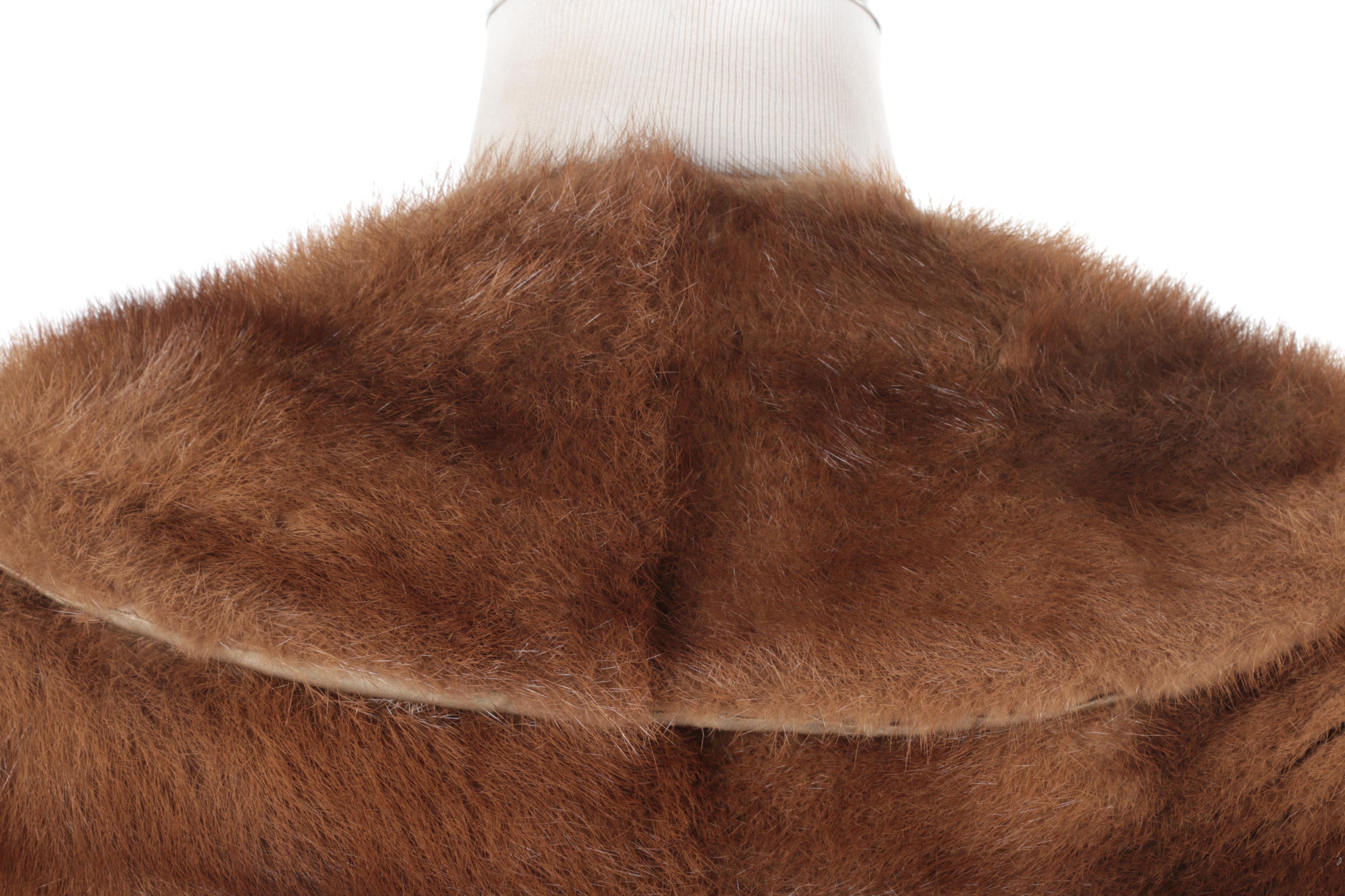 1960s Vintage Vincent's Indiana Mink Fur Stole