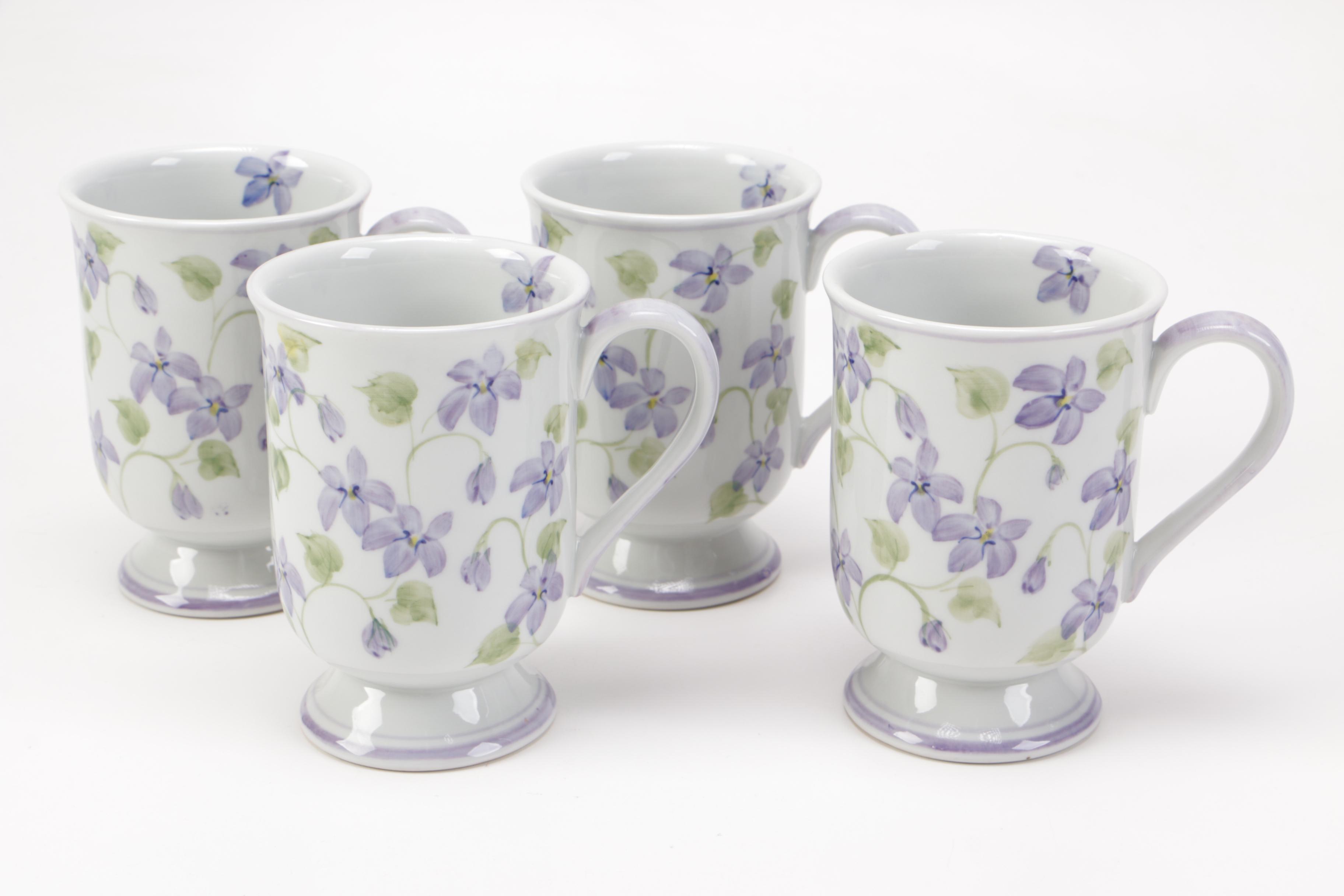 Andrea by Sadek Ceramic Teapot and Mugs