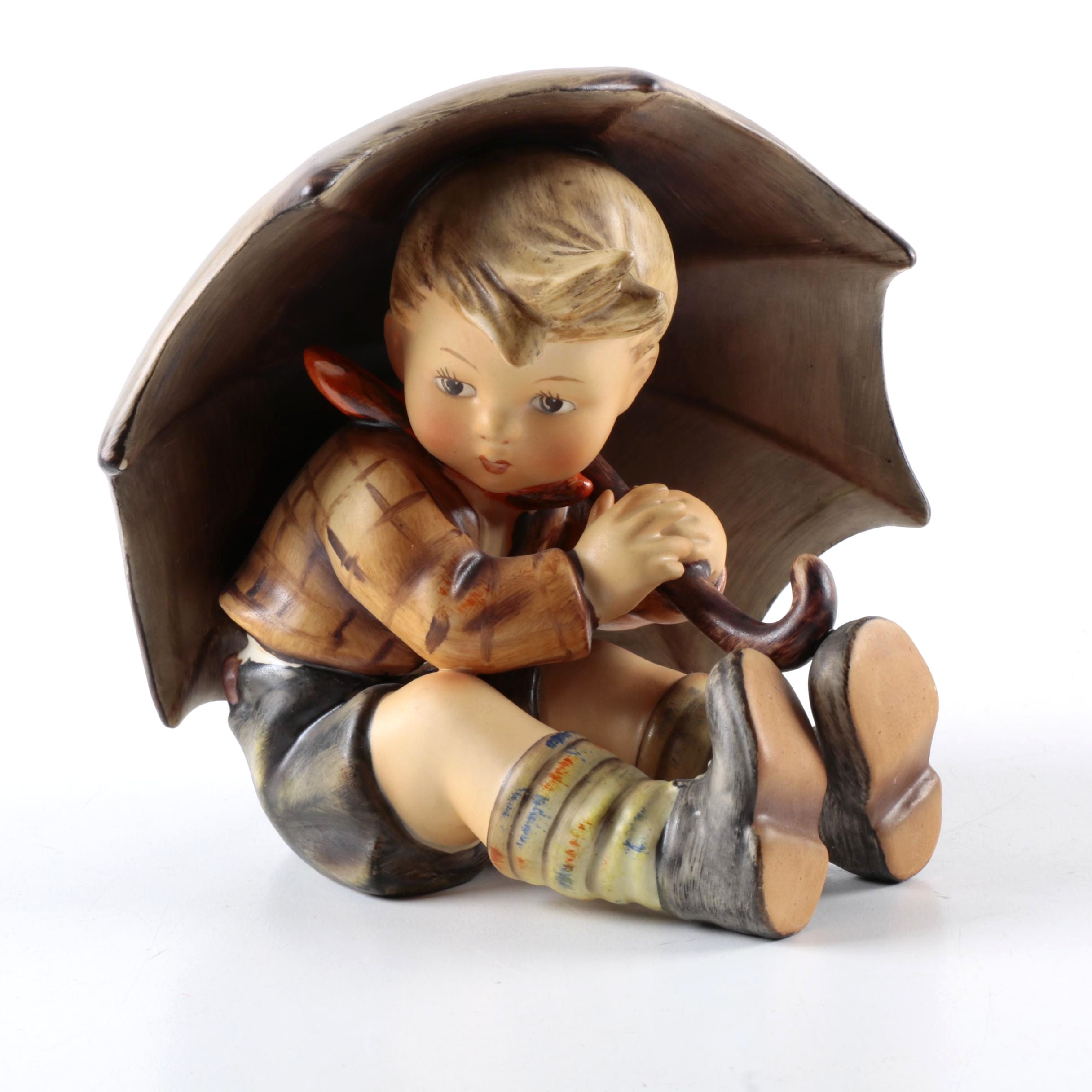 Hummel Figurine "Boy with Umbrella
