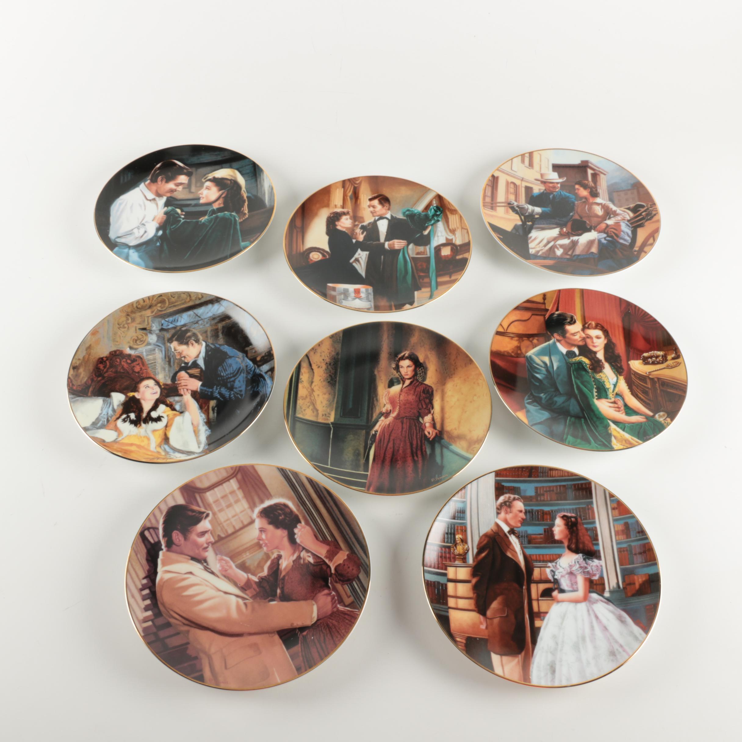 W.S. George "Gone With the Wind" Limited Edition Commemorative Plates