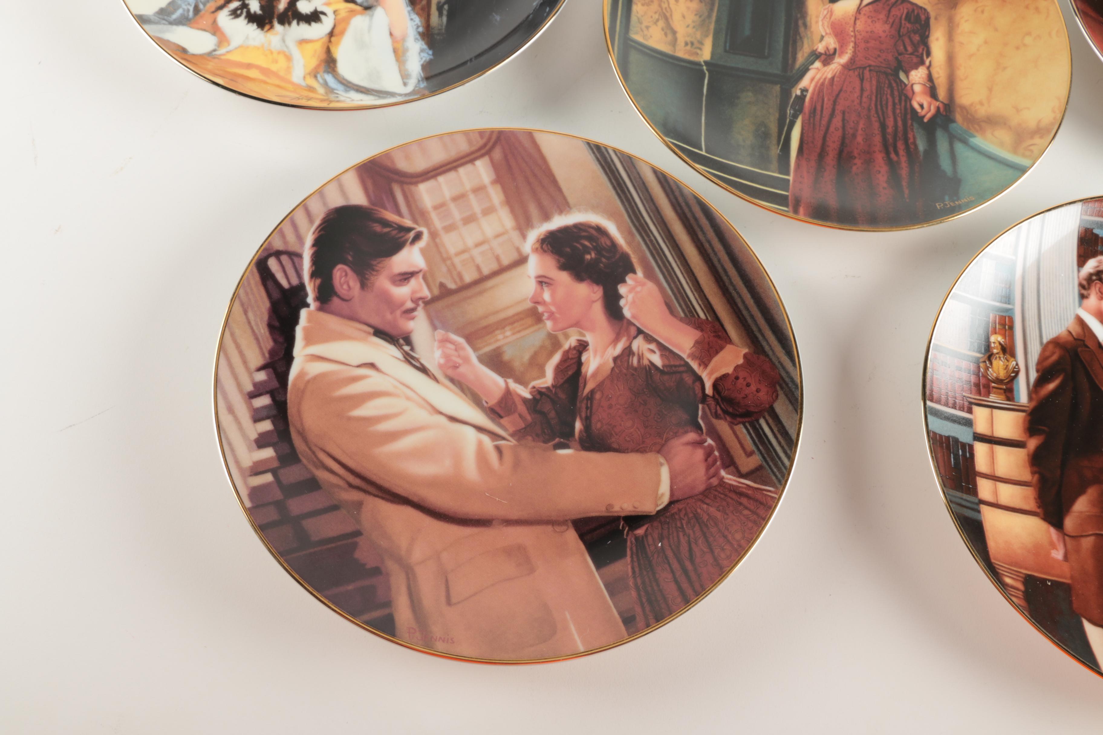 W.S. George "Gone With the Wind" Limited Edition Commemorative Plates