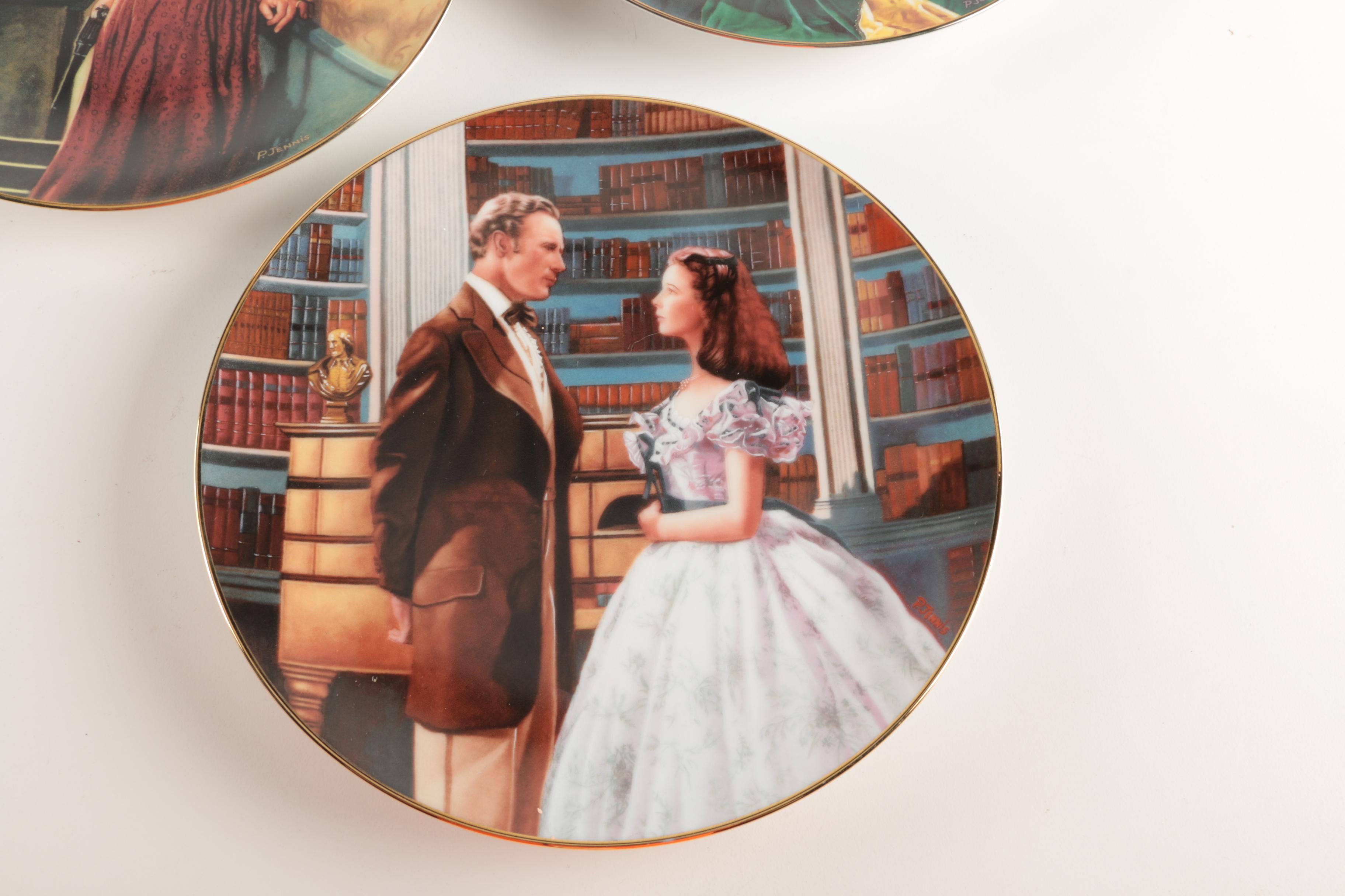 W.S. George "Gone With the Wind" Limited Edition Commemorative Plates
