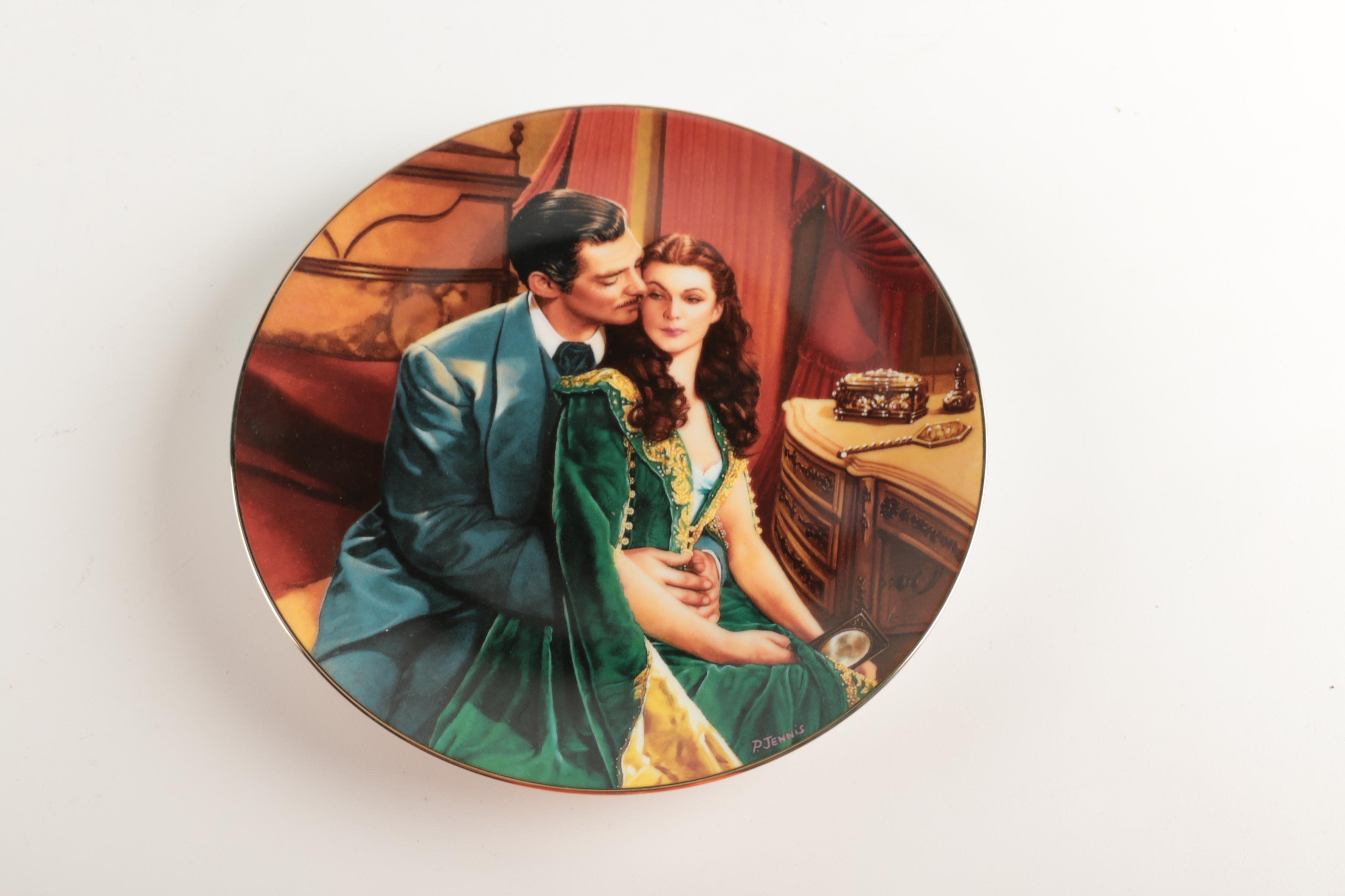 W.S. George "Gone With the Wind" Limited Edition Commemorative Plates