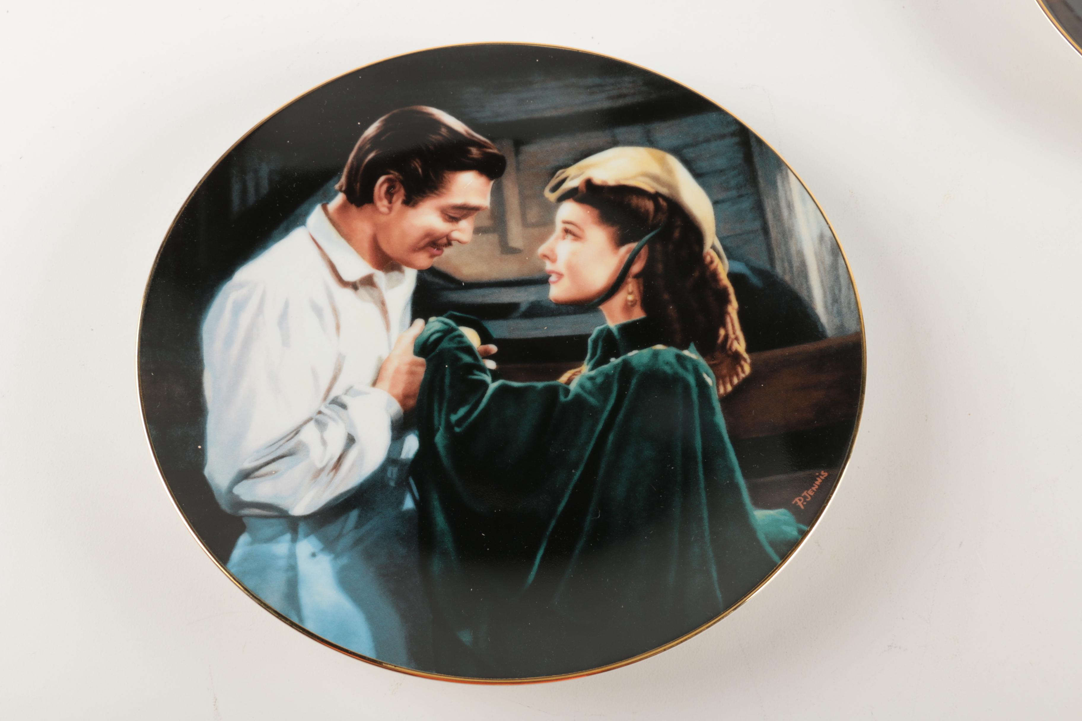 W.S. George "Gone With the Wind" Limited Edition Commemorative Plates