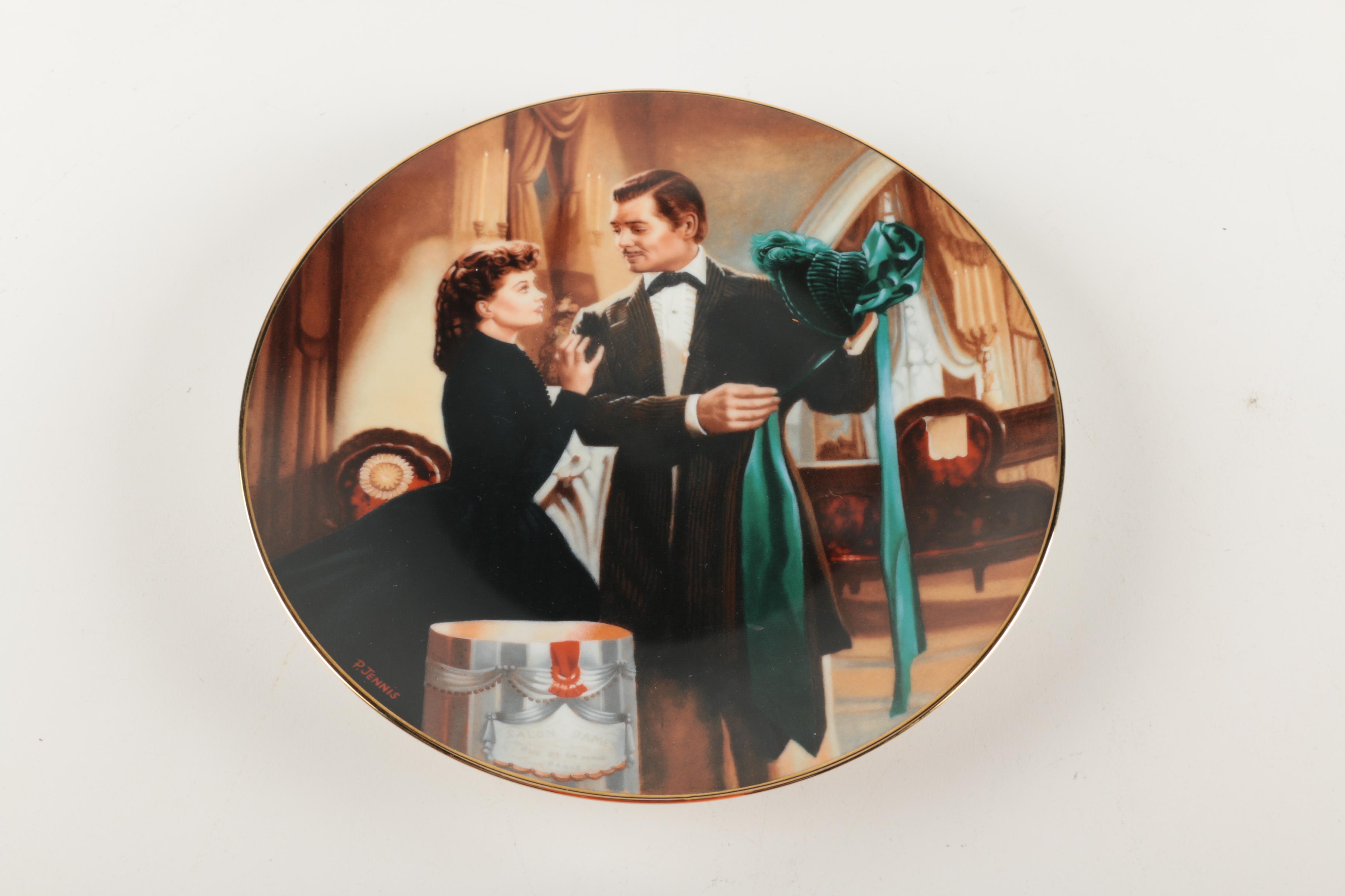 W.S. George "Gone With the Wind" Limited Edition Commemorative Plates