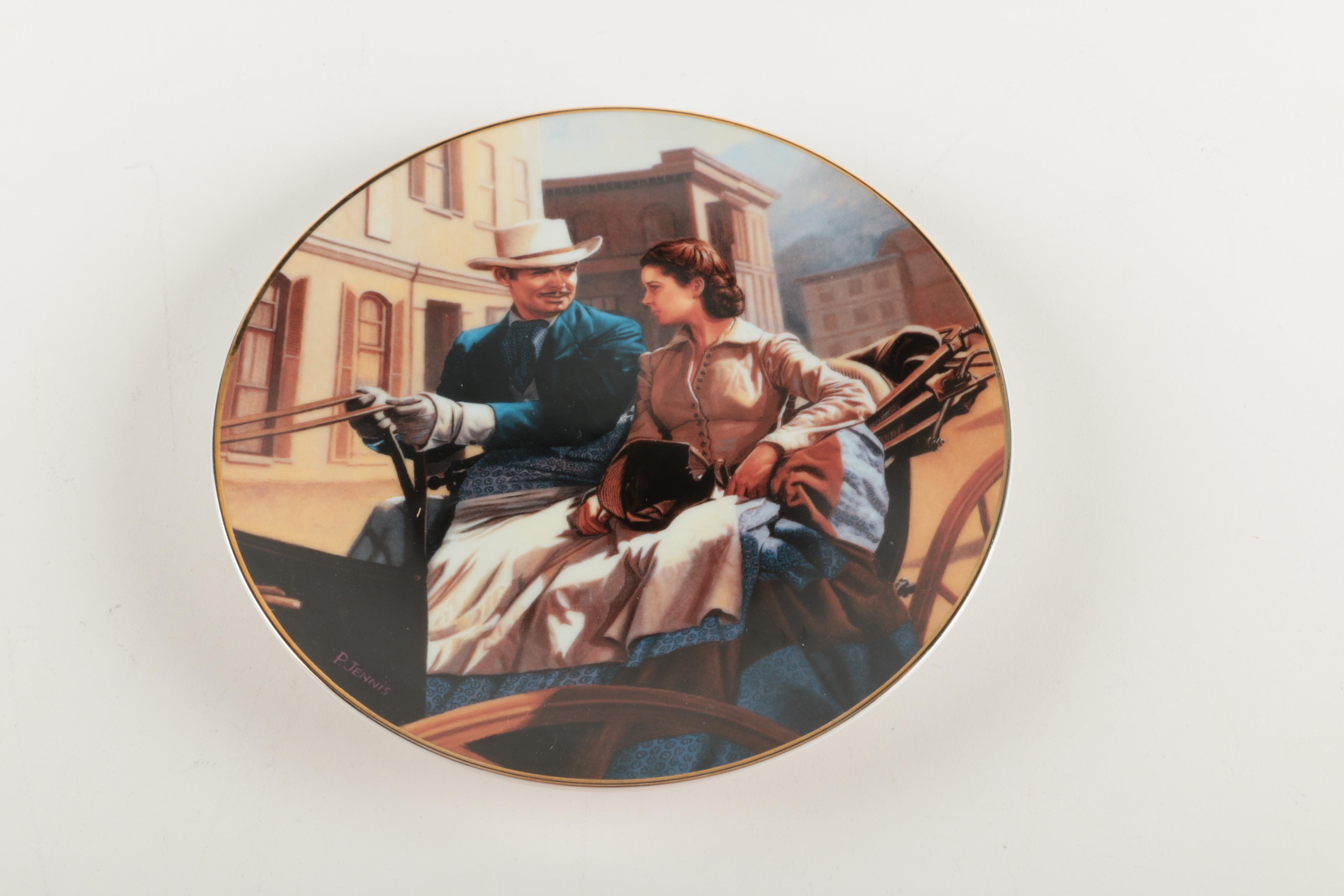 W.S. George "Gone With the Wind" Limited Edition Commemorative Plates