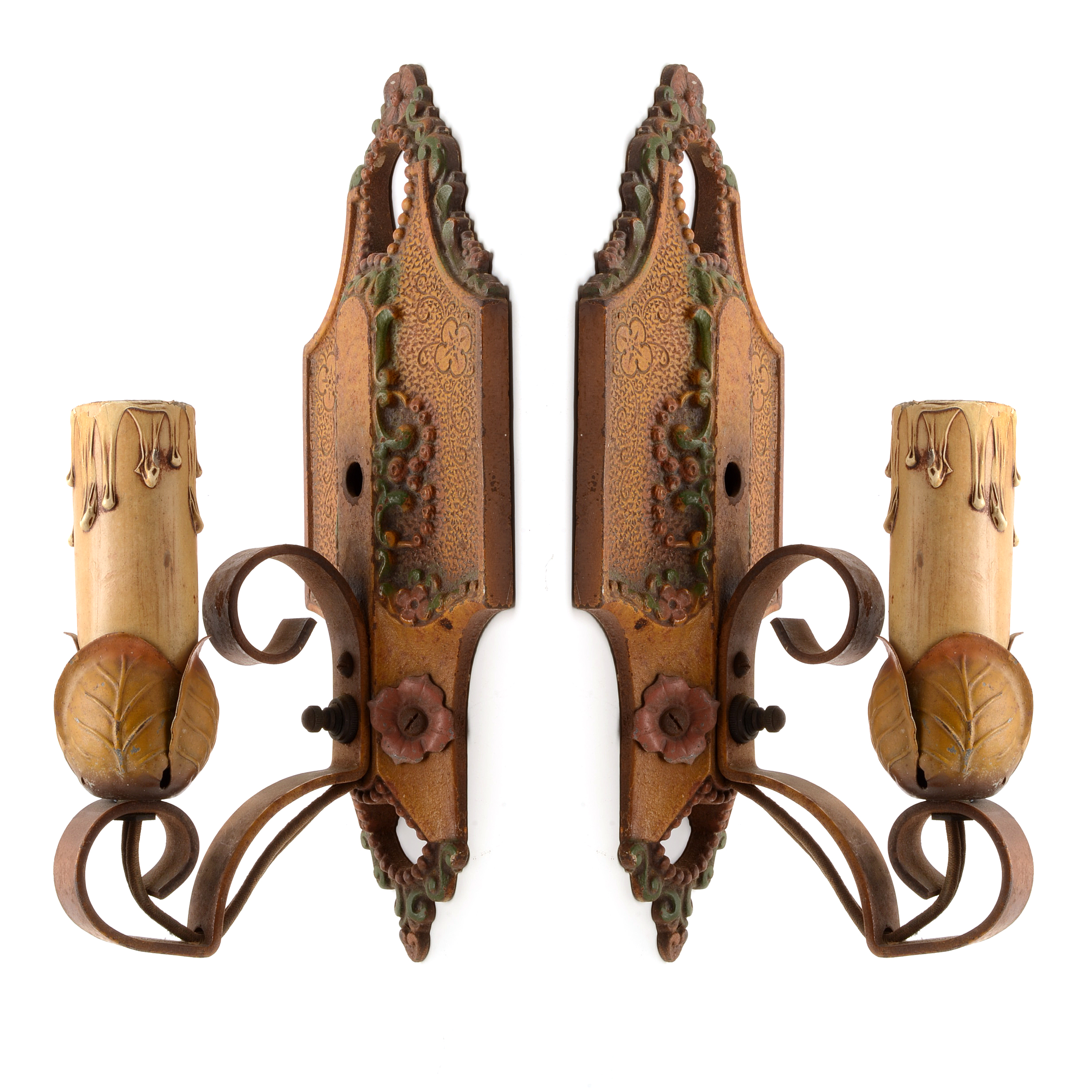 Victorian Floral Wall Sconces