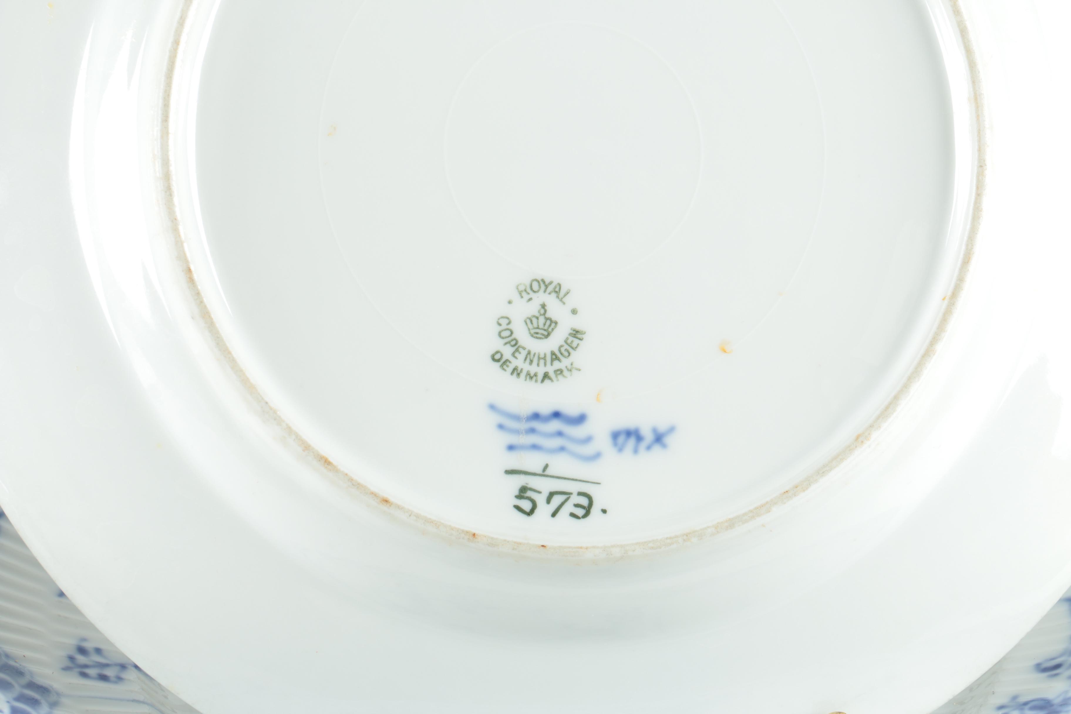 Vintage Royal Copenhagen "Blue Fluted" Tableware