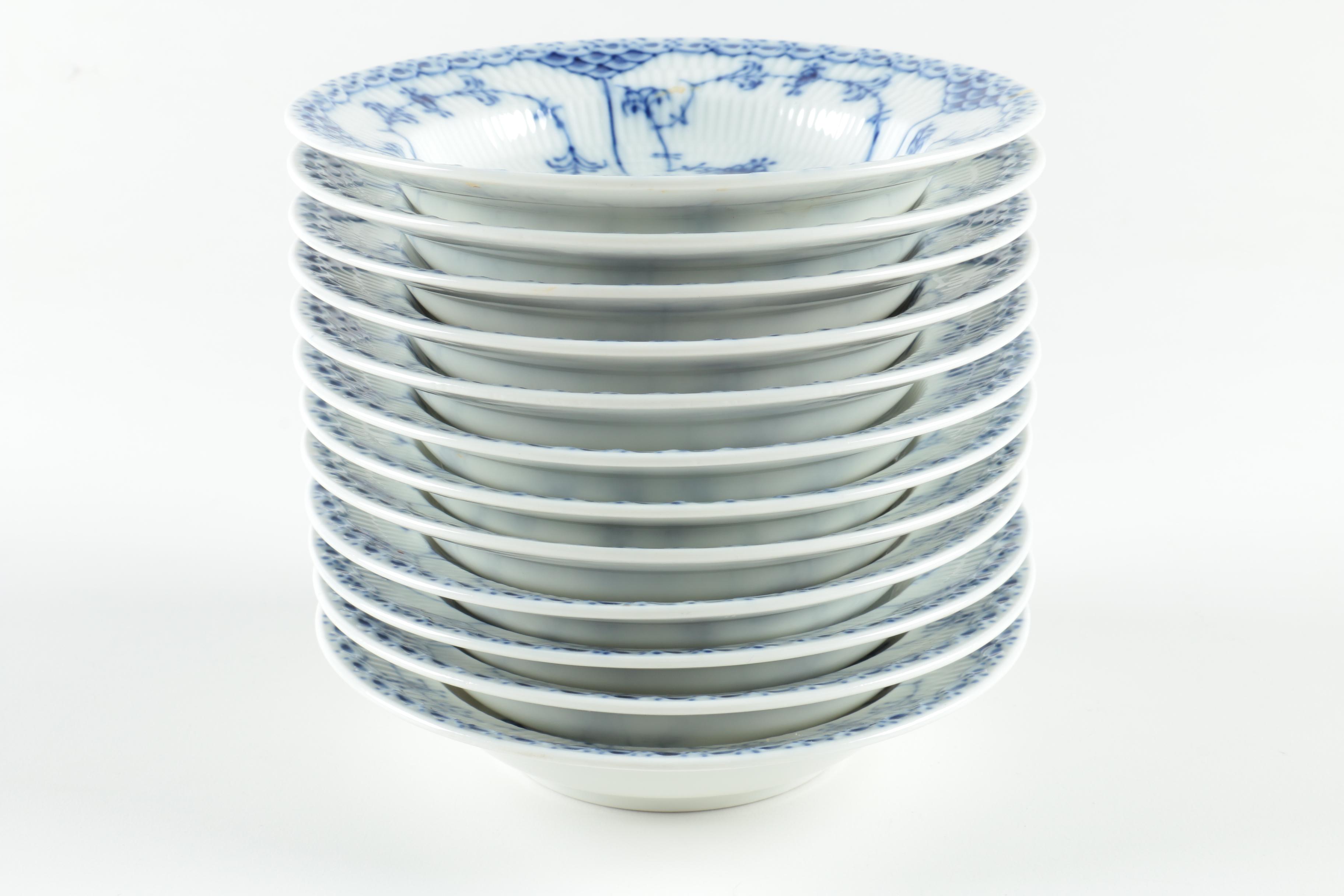 Vintage Royal Copenhagen "Blue Fluted" Tableware