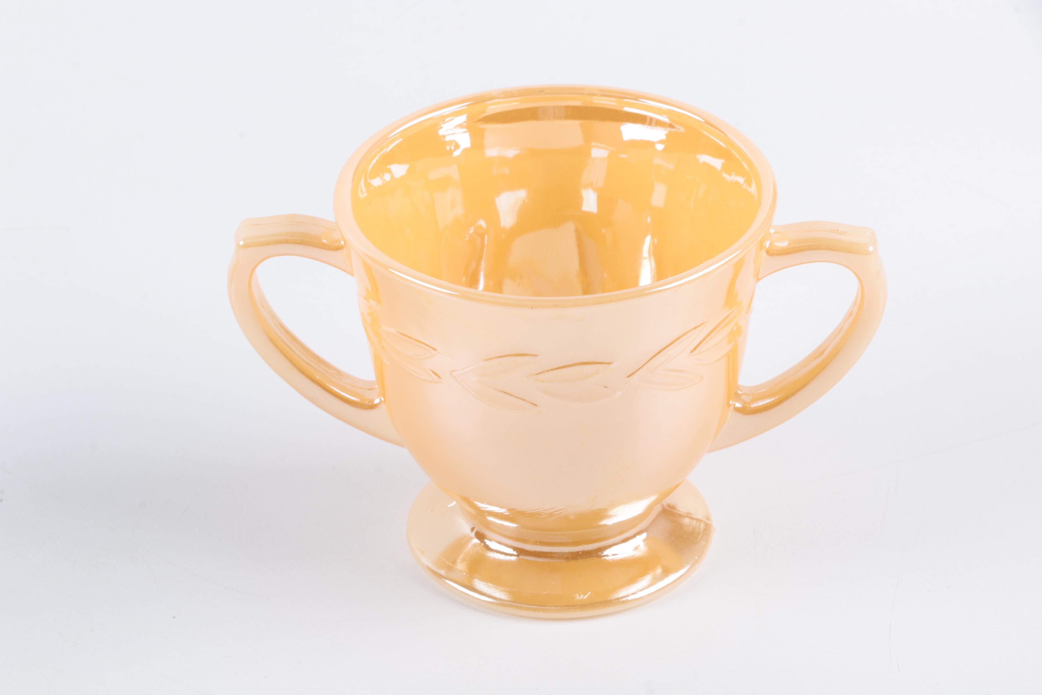 Fire-King "Peach Lustre" Tableware