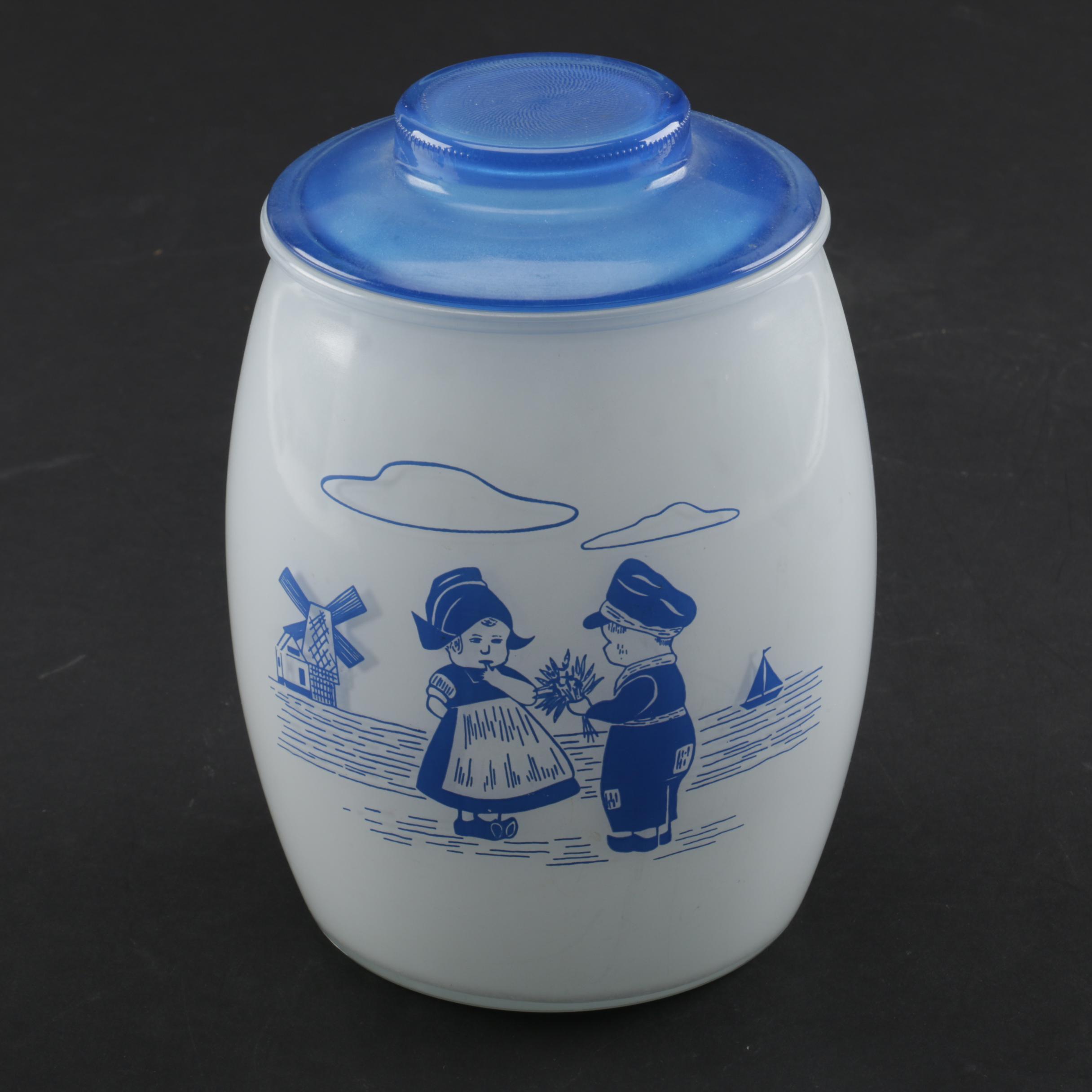 Vintage Bartlett Collins Dutch Children Cookie Jar