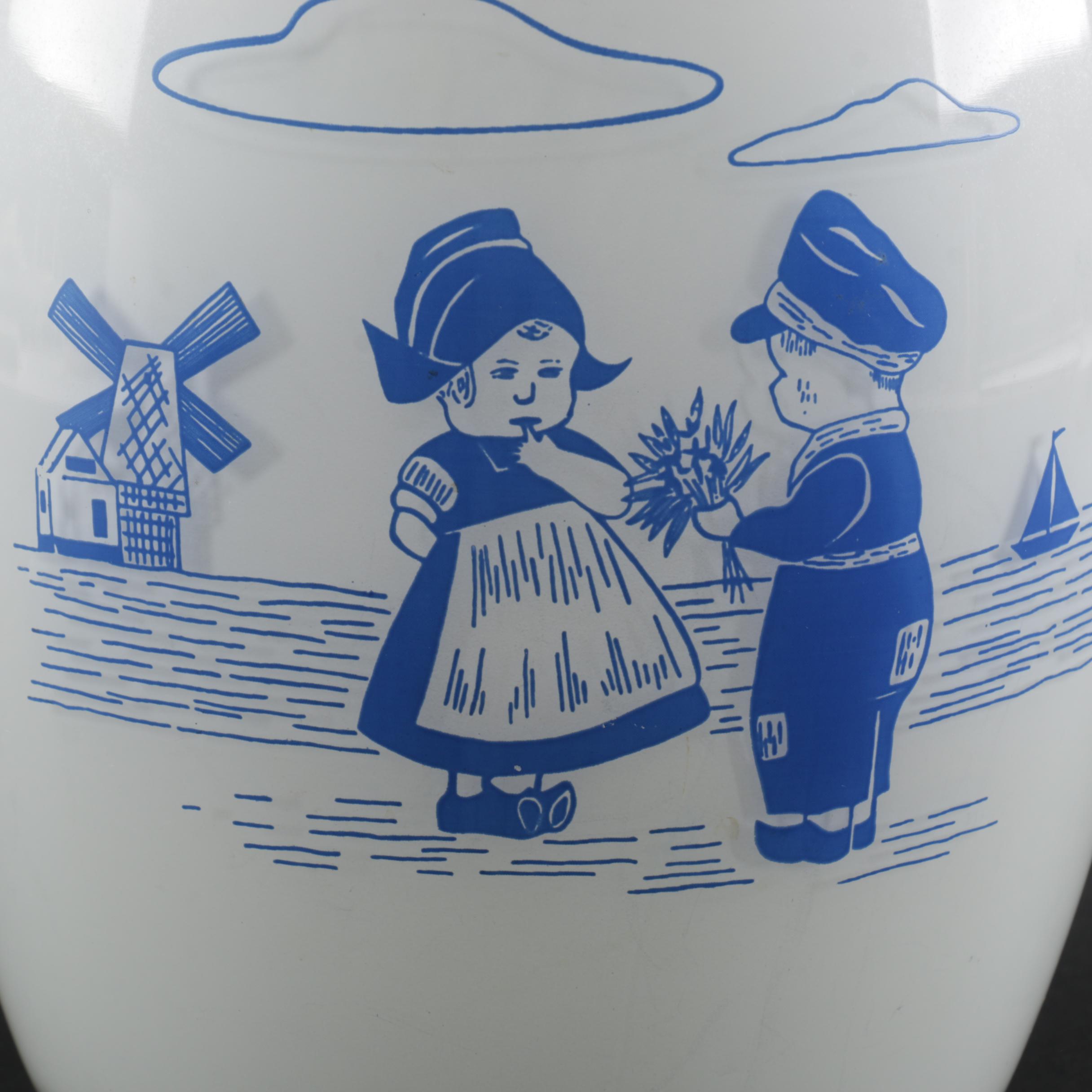 Vintage Bartlett Collins Dutch Children Cookie Jar