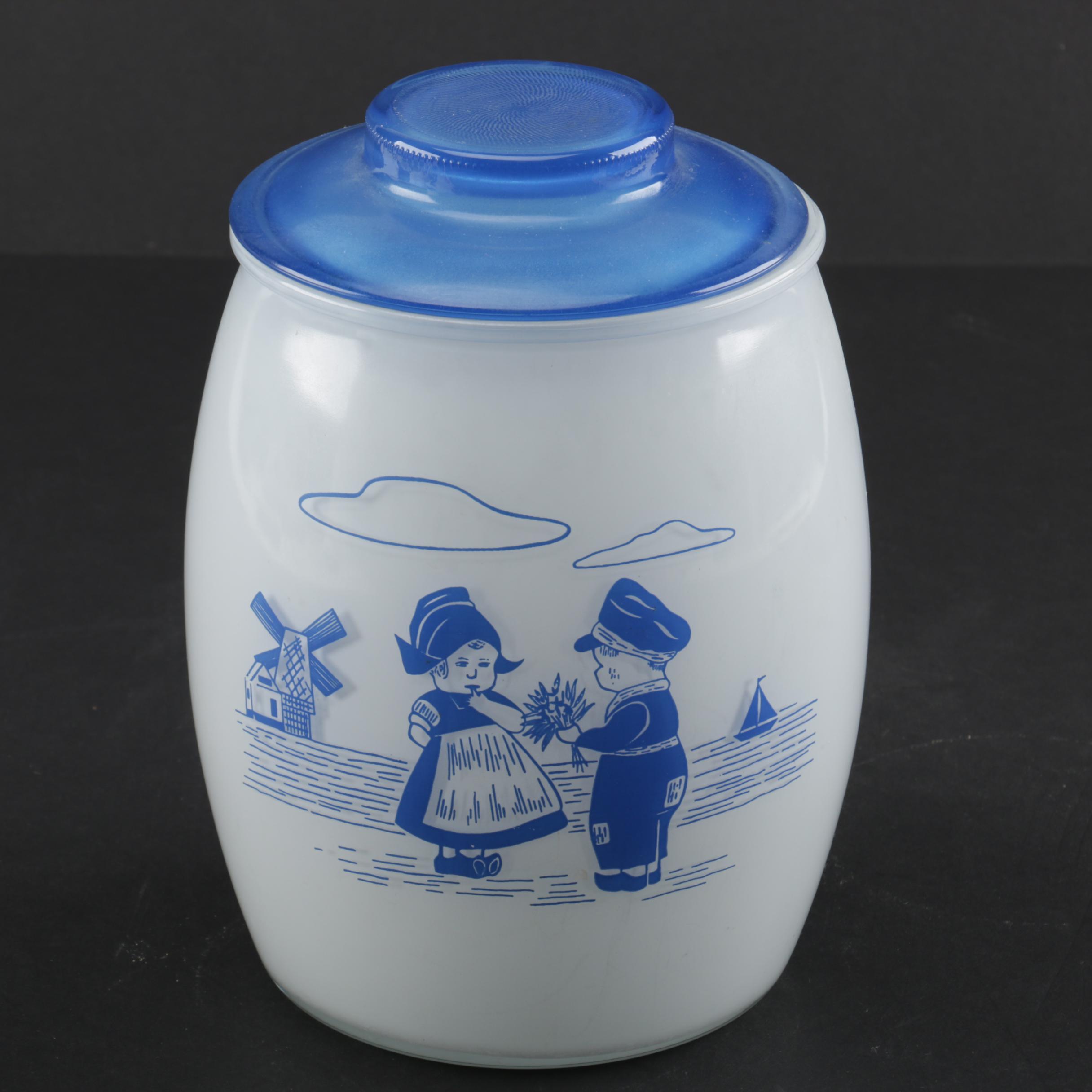 Vintage Bartlett Collins Dutch Children Cookie Jar