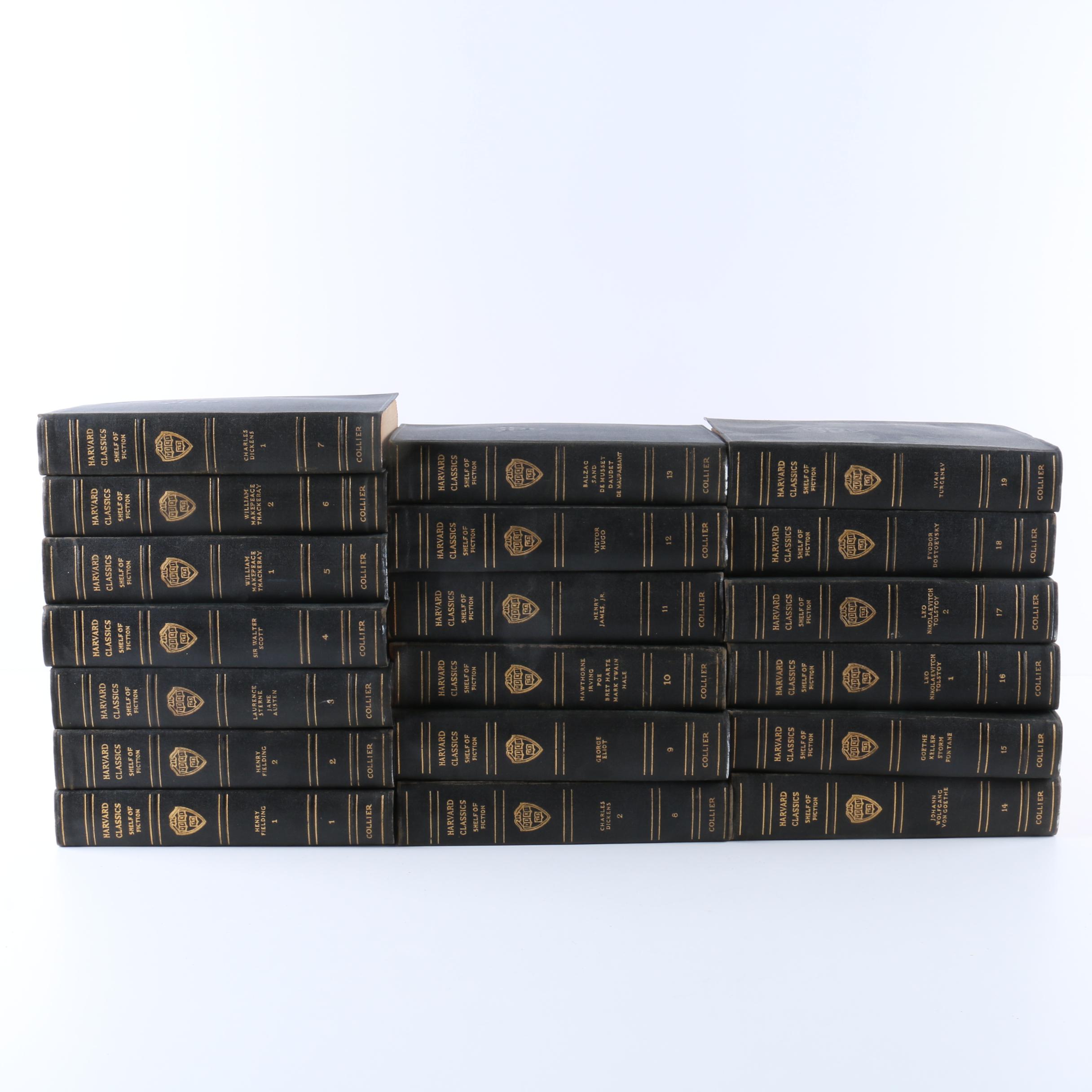 1917 "The Harvard Classics Shelf of Fiction" 19-Volume Set
