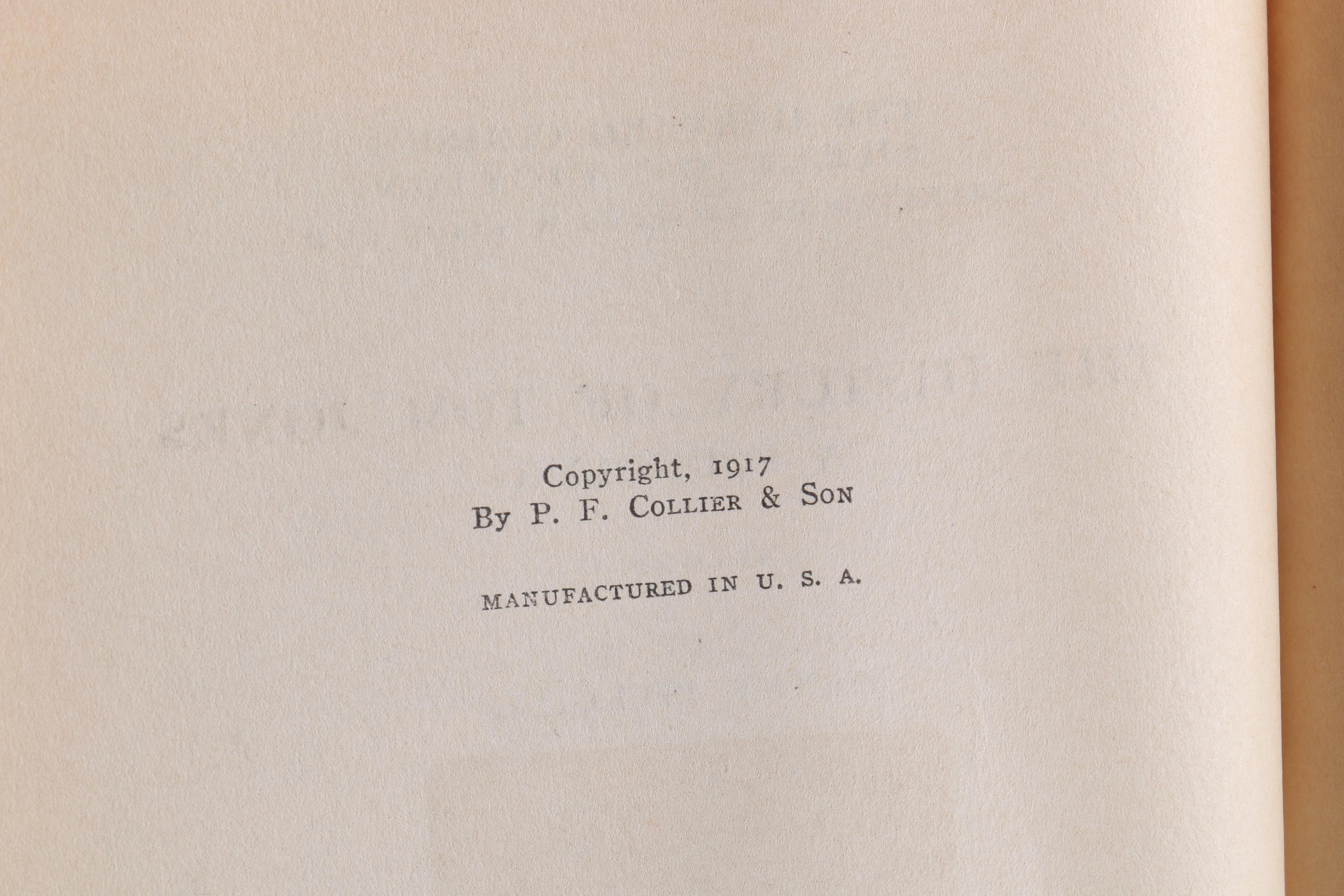 1917 "The Harvard Classics Shelf of Fiction" 19-Volume Set