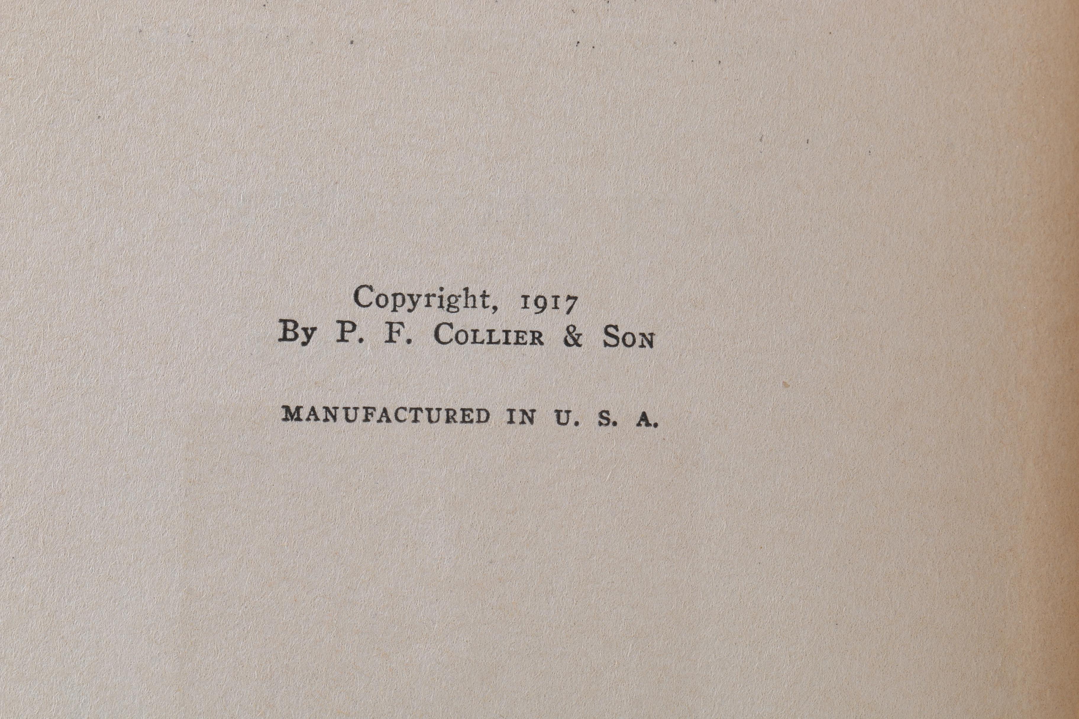 1917 "The Harvard Classics Shelf of Fiction" 19-Volume Set