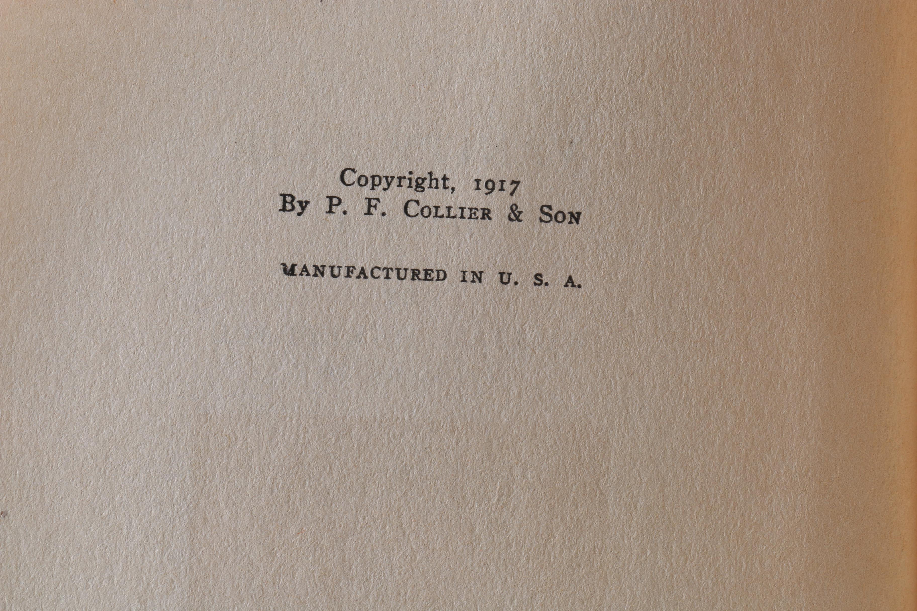 1917 "The Harvard Classics Shelf of Fiction" 19-Volume Set