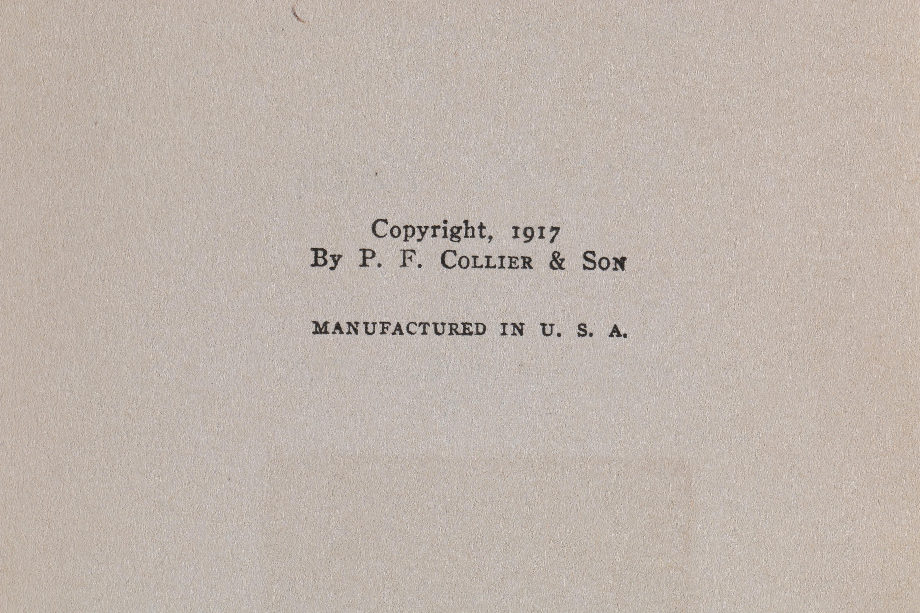 1917 "The Harvard Classics Shelf of Fiction" 19-Volume Set