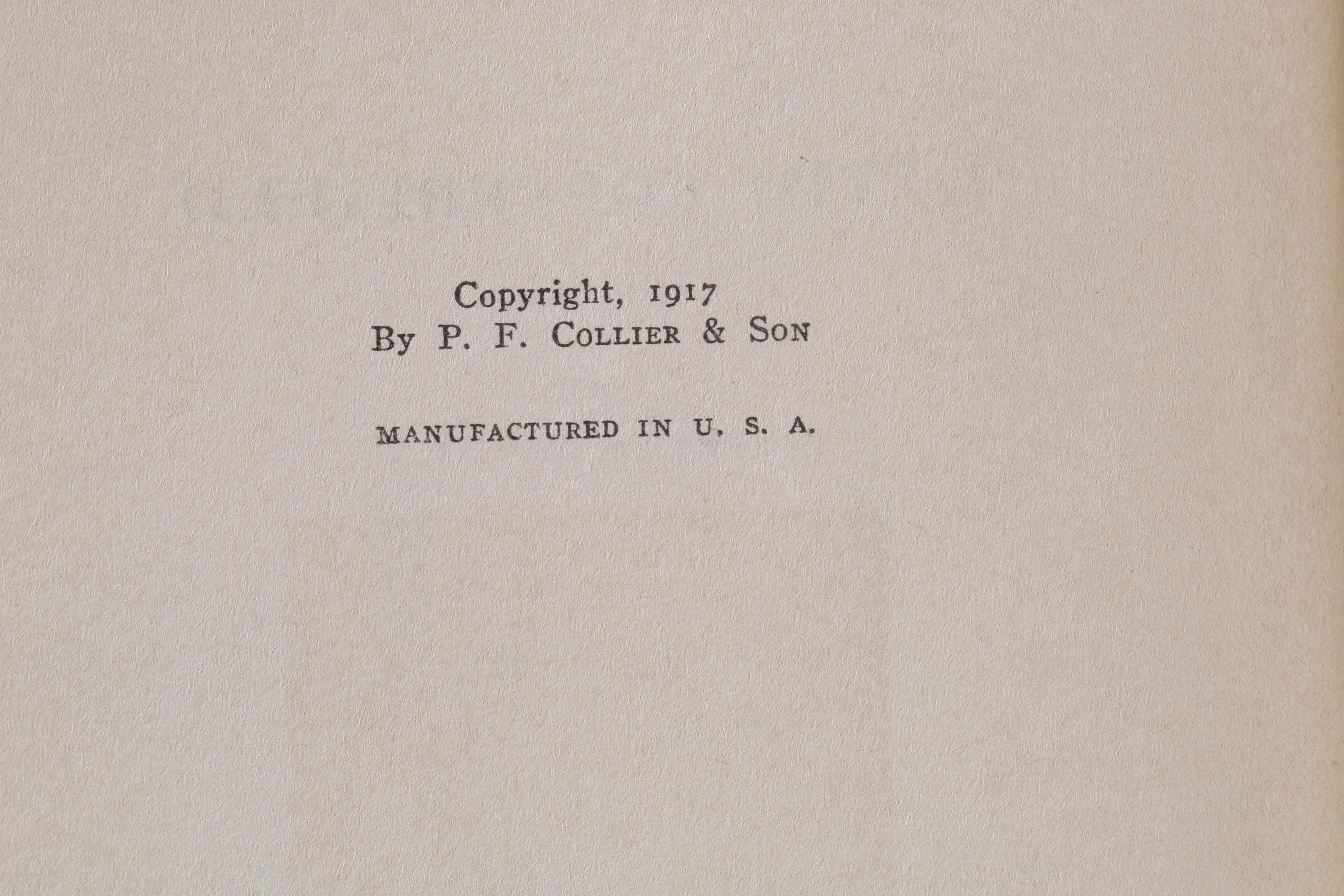 1917 "The Harvard Classics Shelf of Fiction" 19-Volume Set
