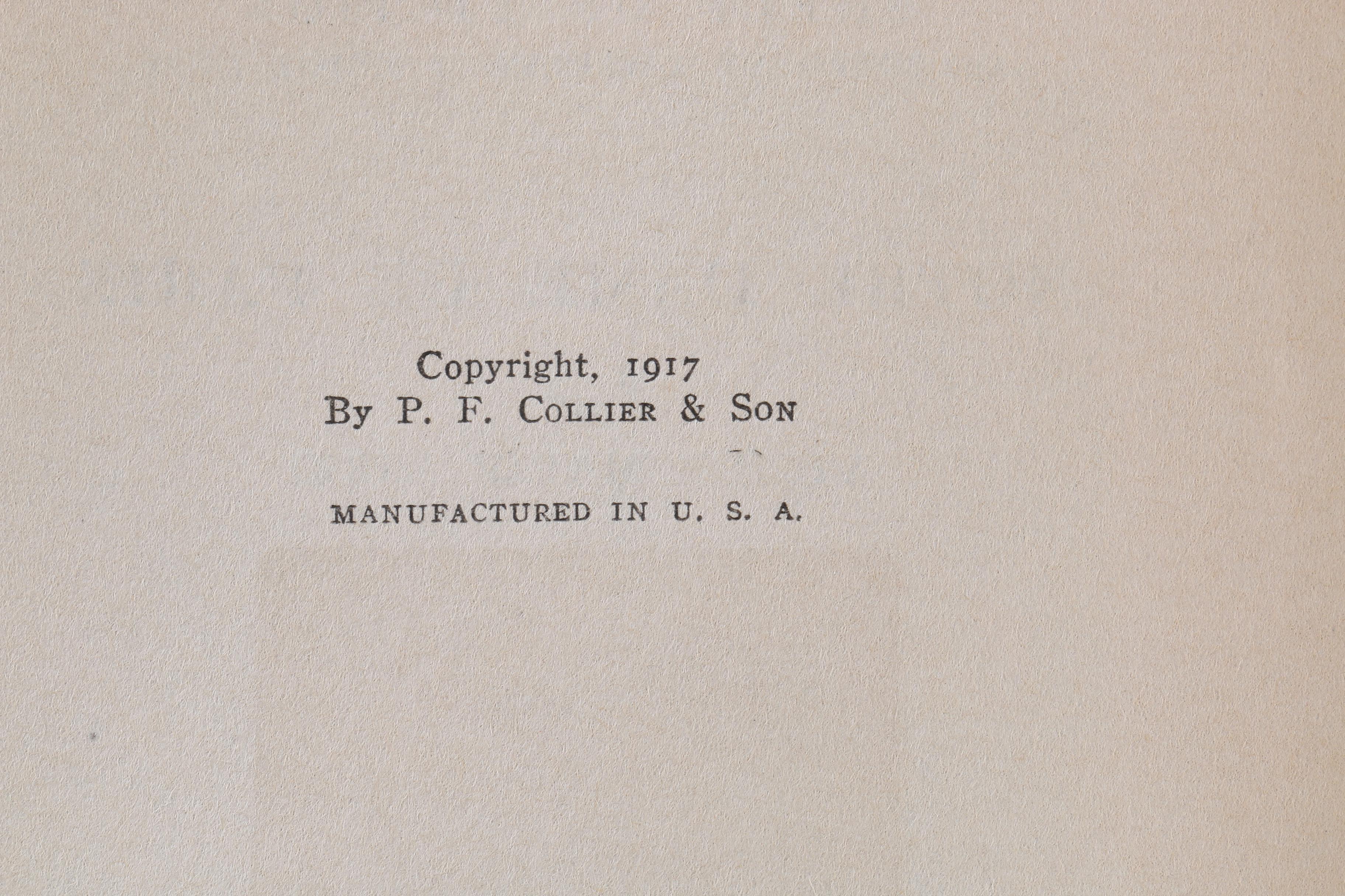 1917 "The Harvard Classics Shelf of Fiction" 19-Volume Set