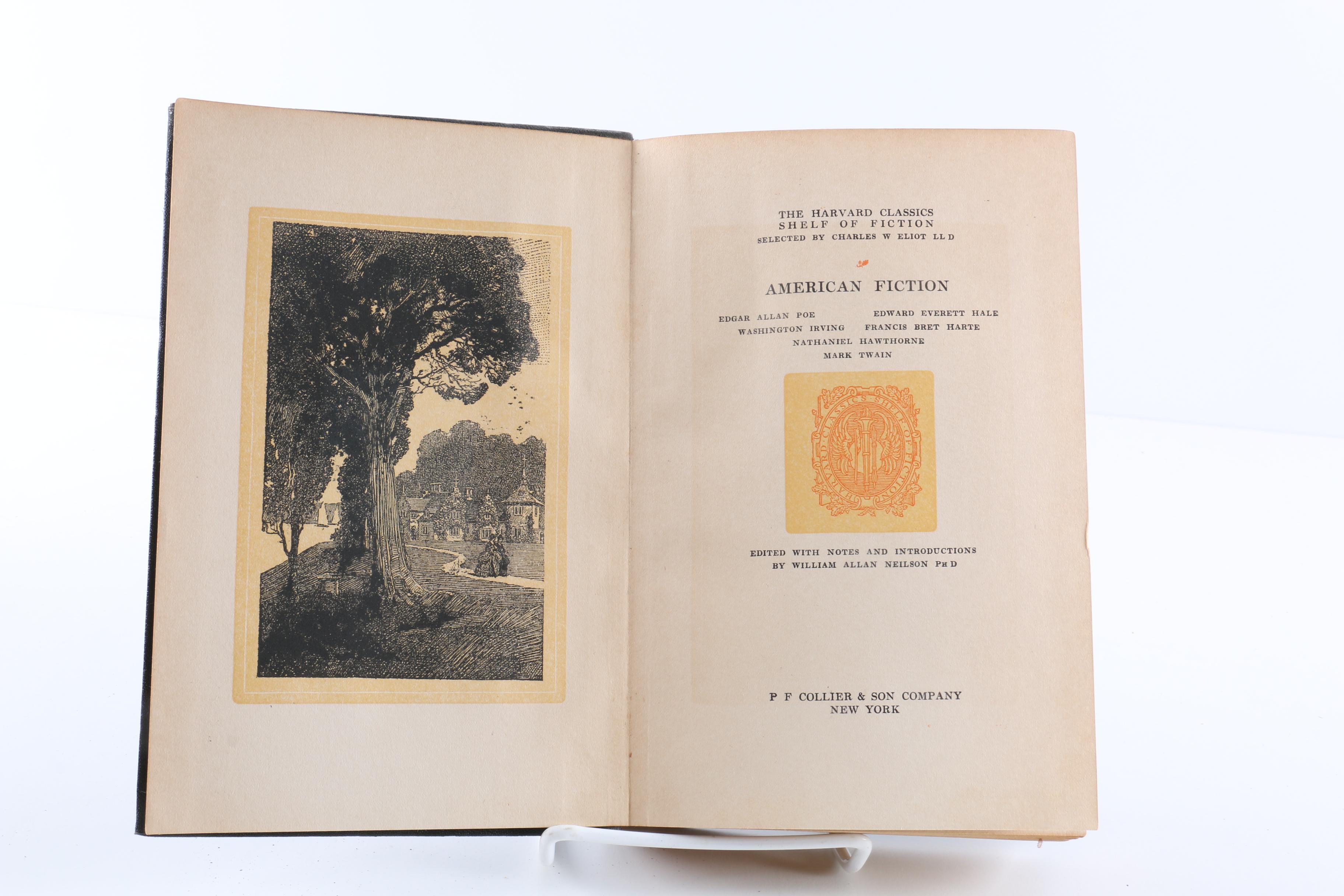 1917 "The Harvard Classics Shelf of Fiction" 19-Volume Set