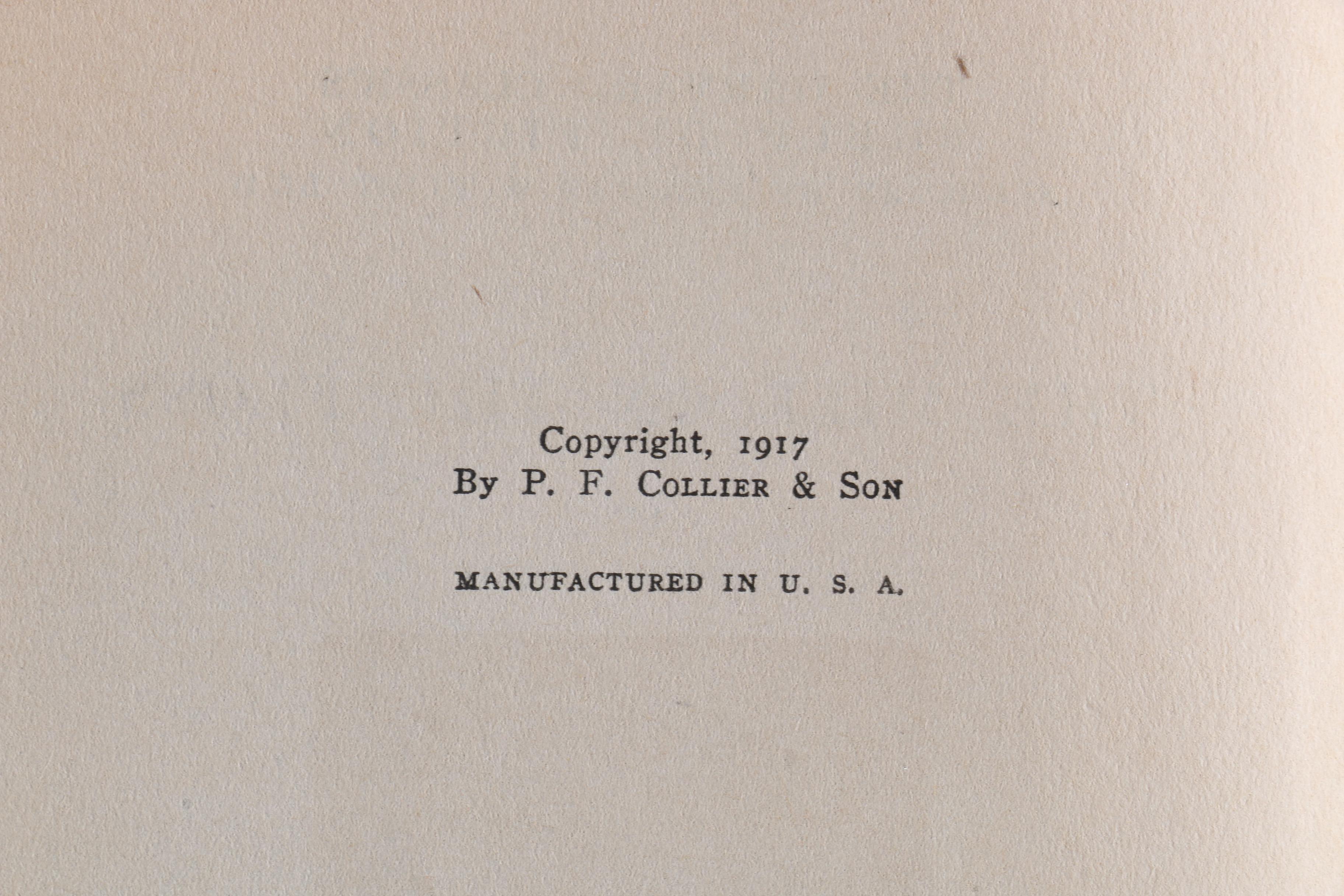1917 "The Harvard Classics Shelf of Fiction" 19-Volume Set