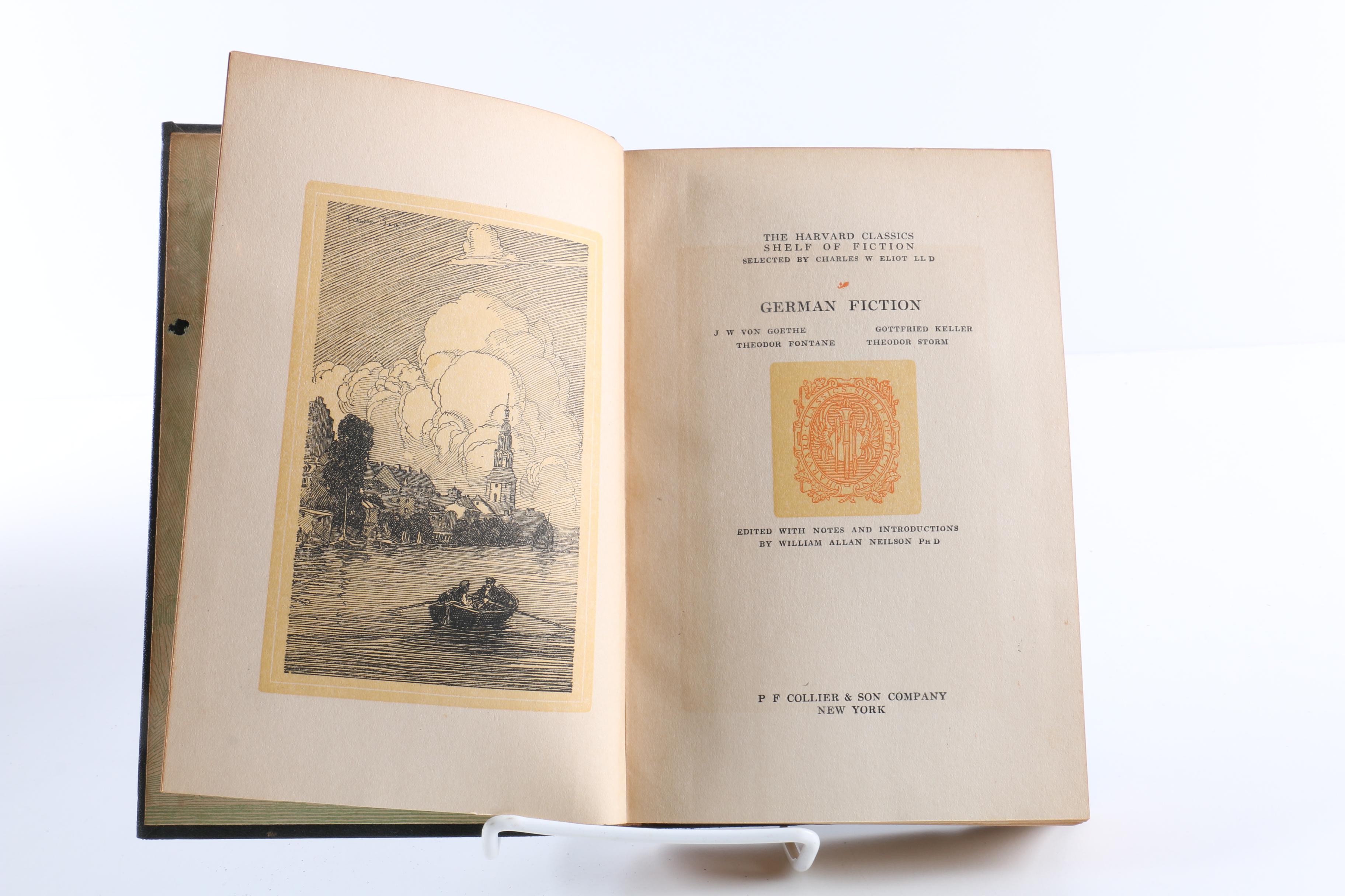 1917 "The Harvard Classics Shelf of Fiction" 19-Volume Set