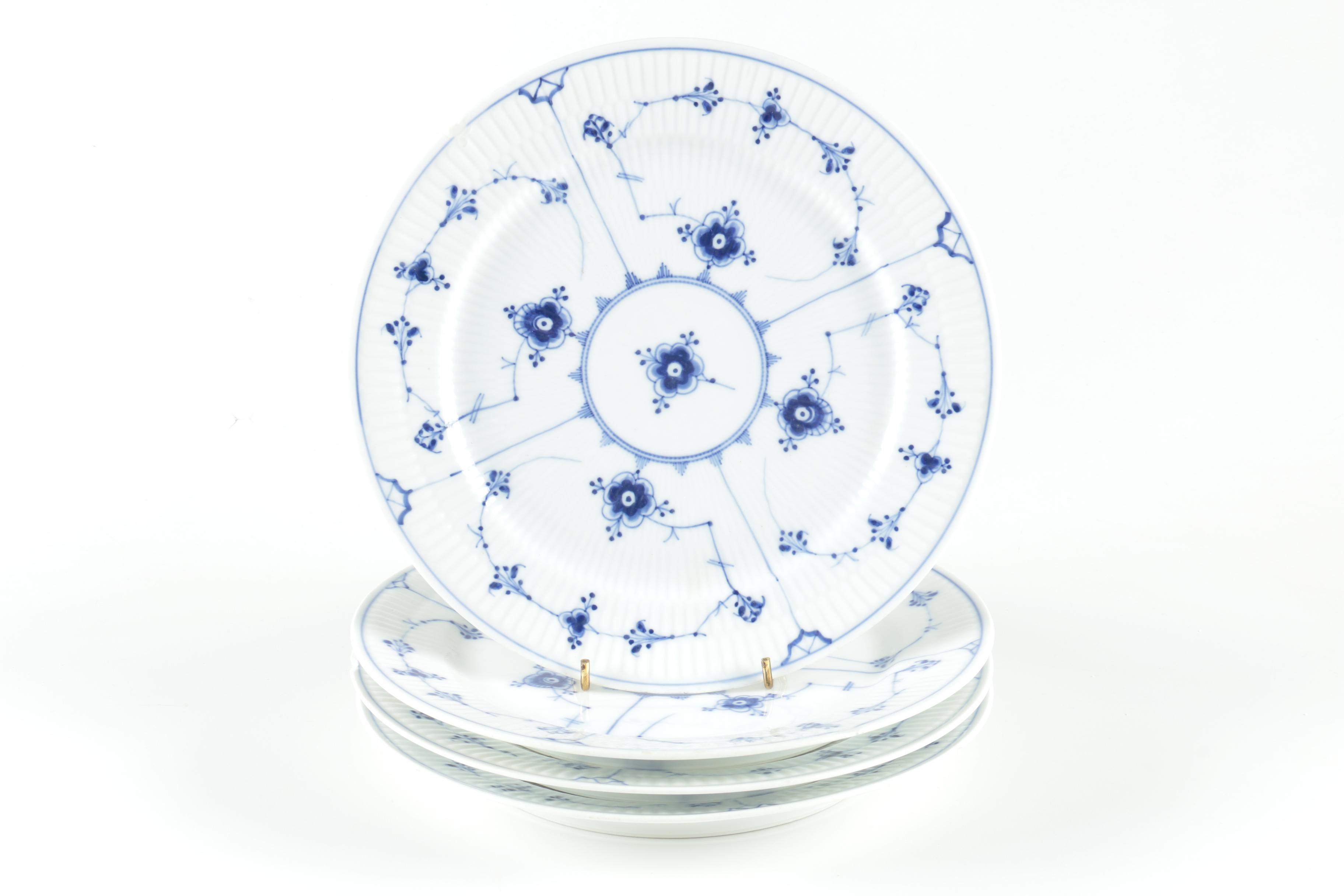 Vintage Royal Copenhagen "Blue Fluted" Tableware