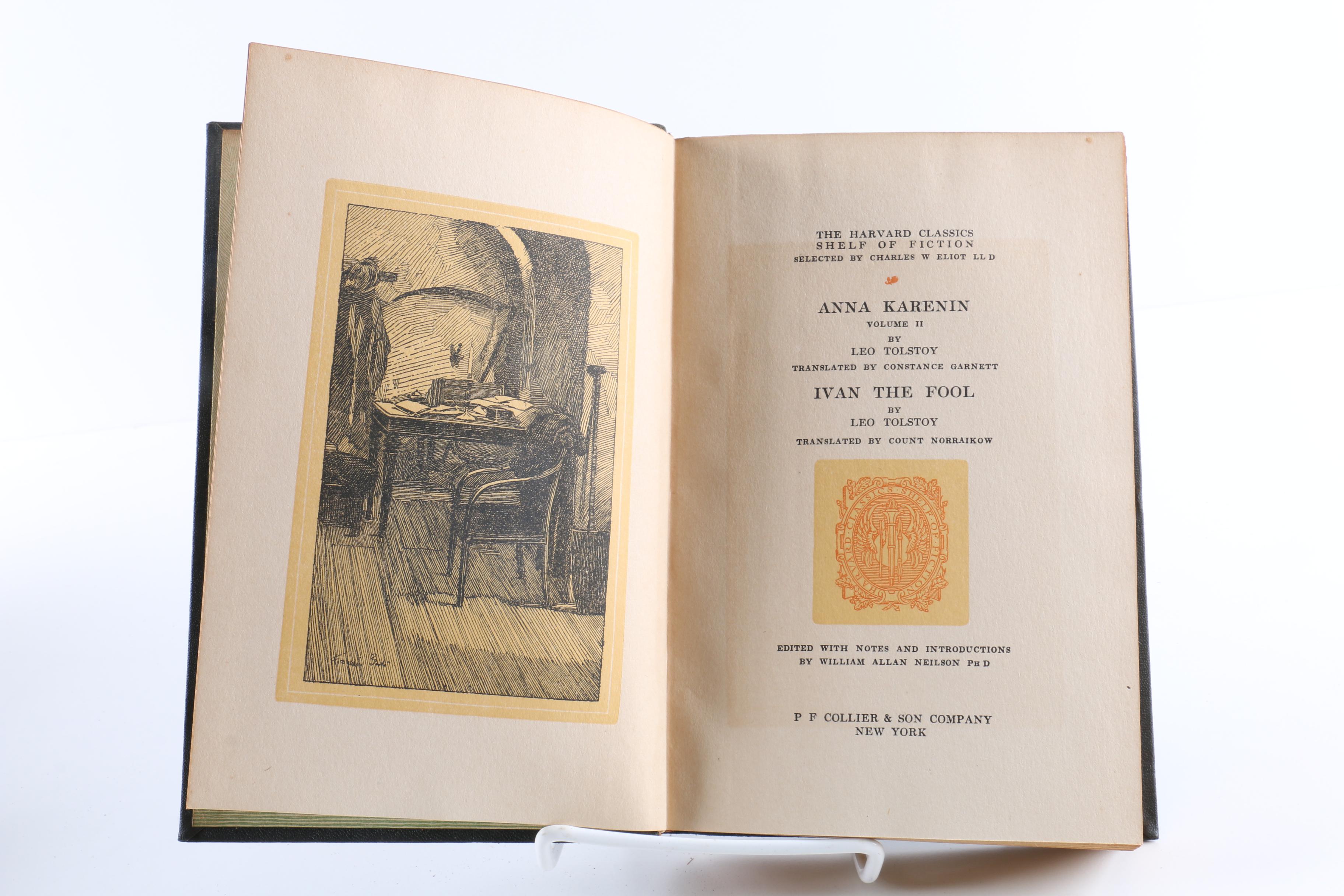 1917 "The Harvard Classics Shelf of Fiction" 19-Volume Set