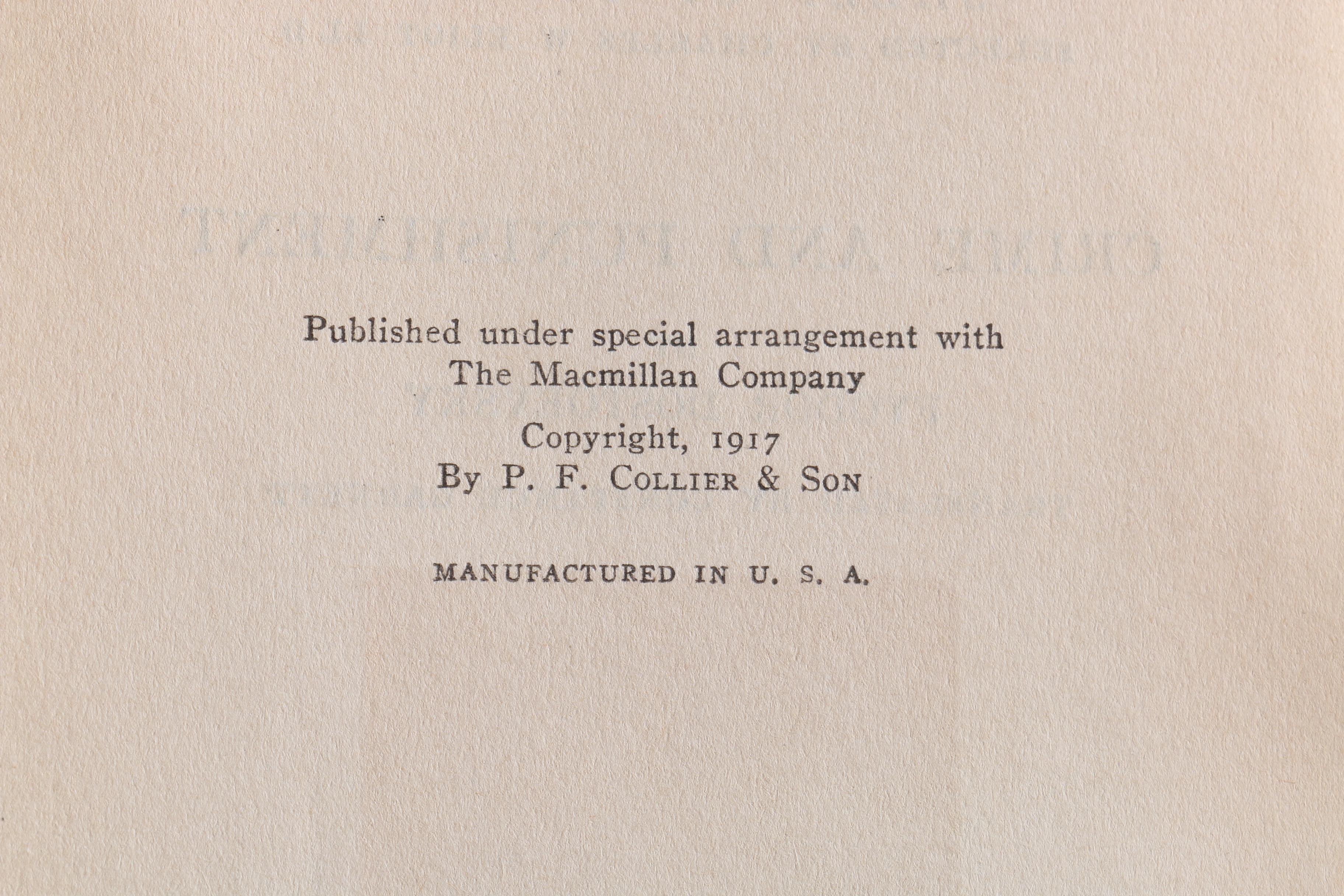 1917 "The Harvard Classics Shelf of Fiction" 19-Volume Set