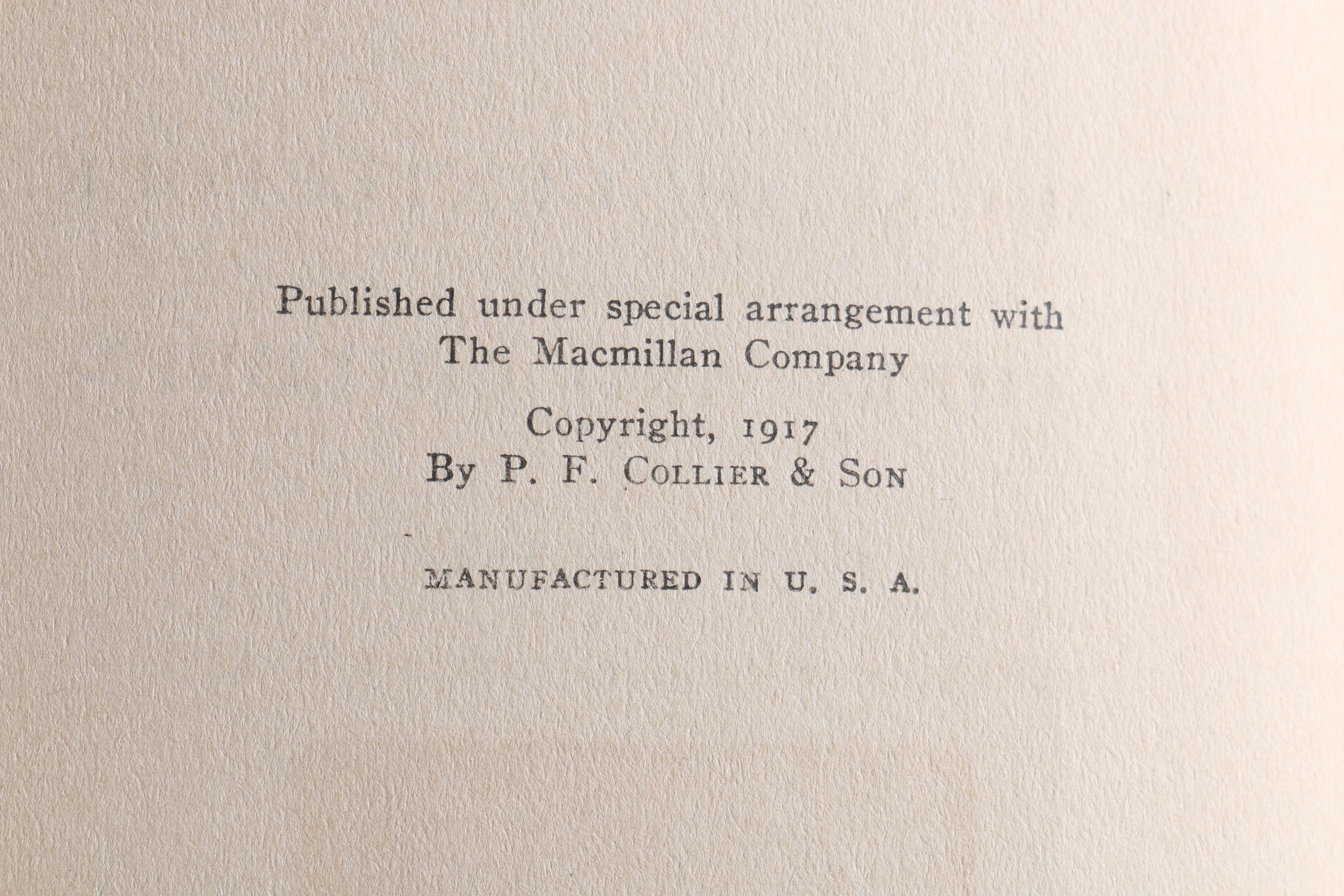 1917 "The Harvard Classics Shelf of Fiction" 19-Volume Set