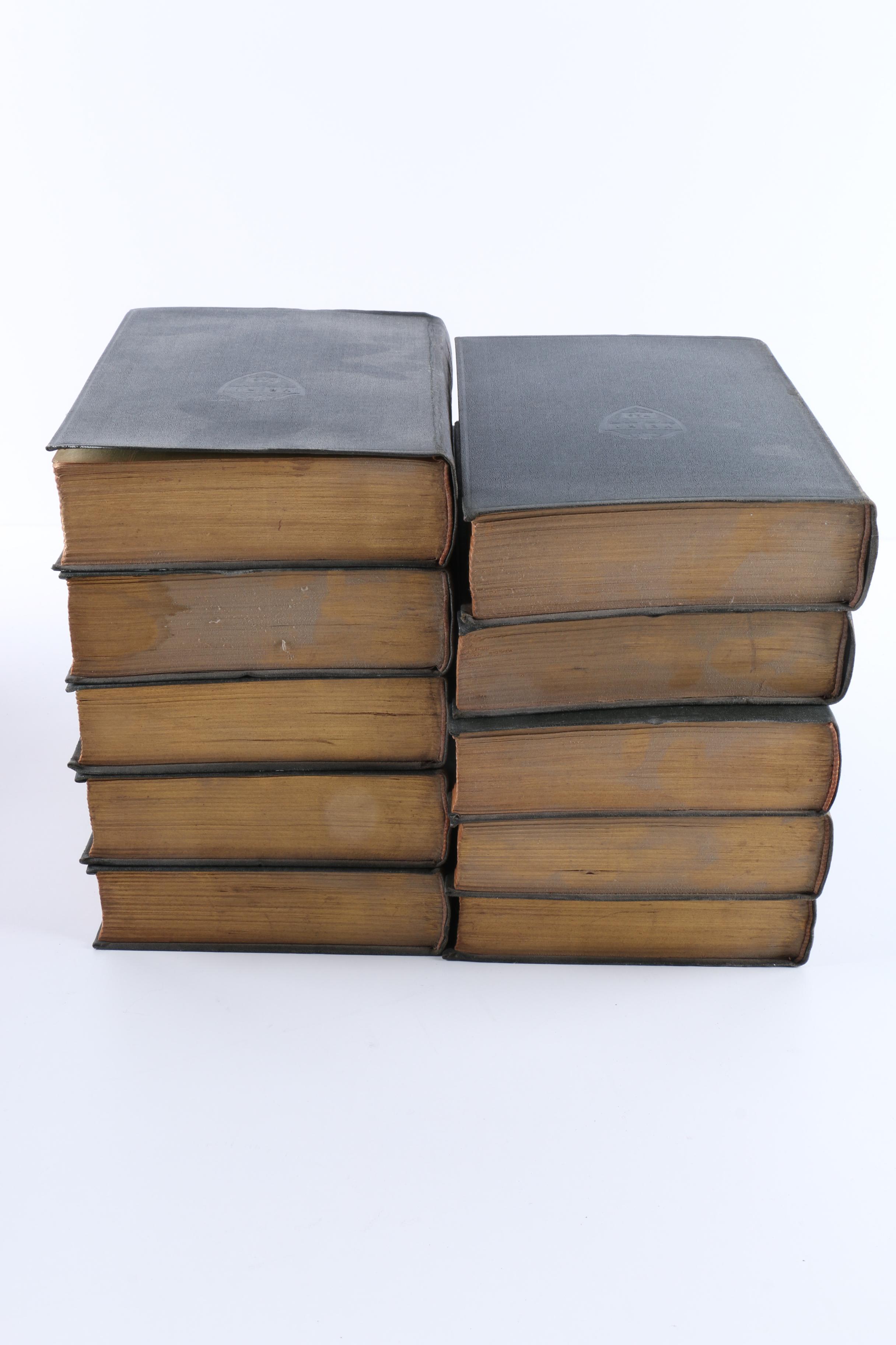 1917 "The Harvard Classics Shelf of Fiction" 19-Volume Set