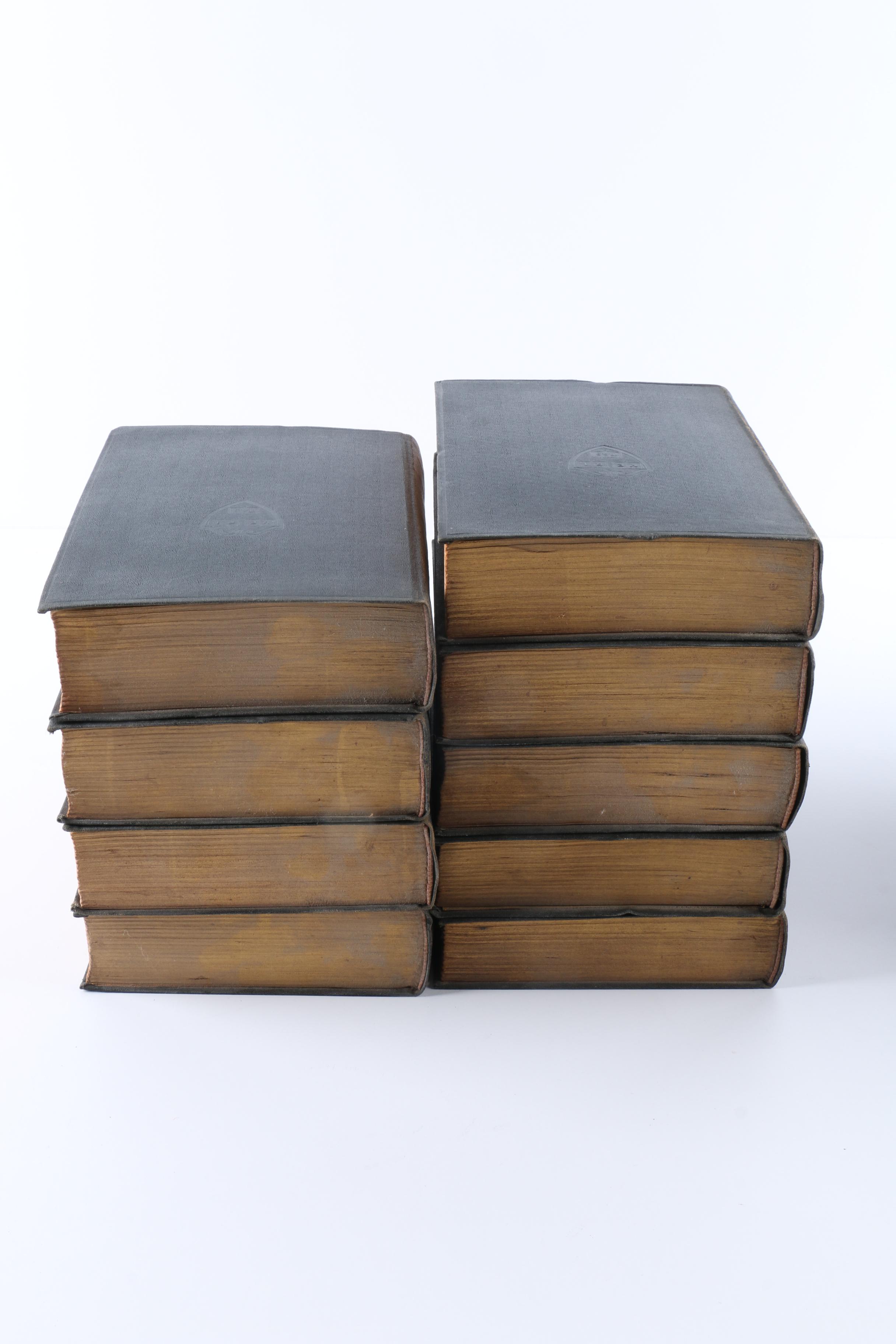 1917 "The Harvard Classics Shelf of Fiction" 19-Volume Set