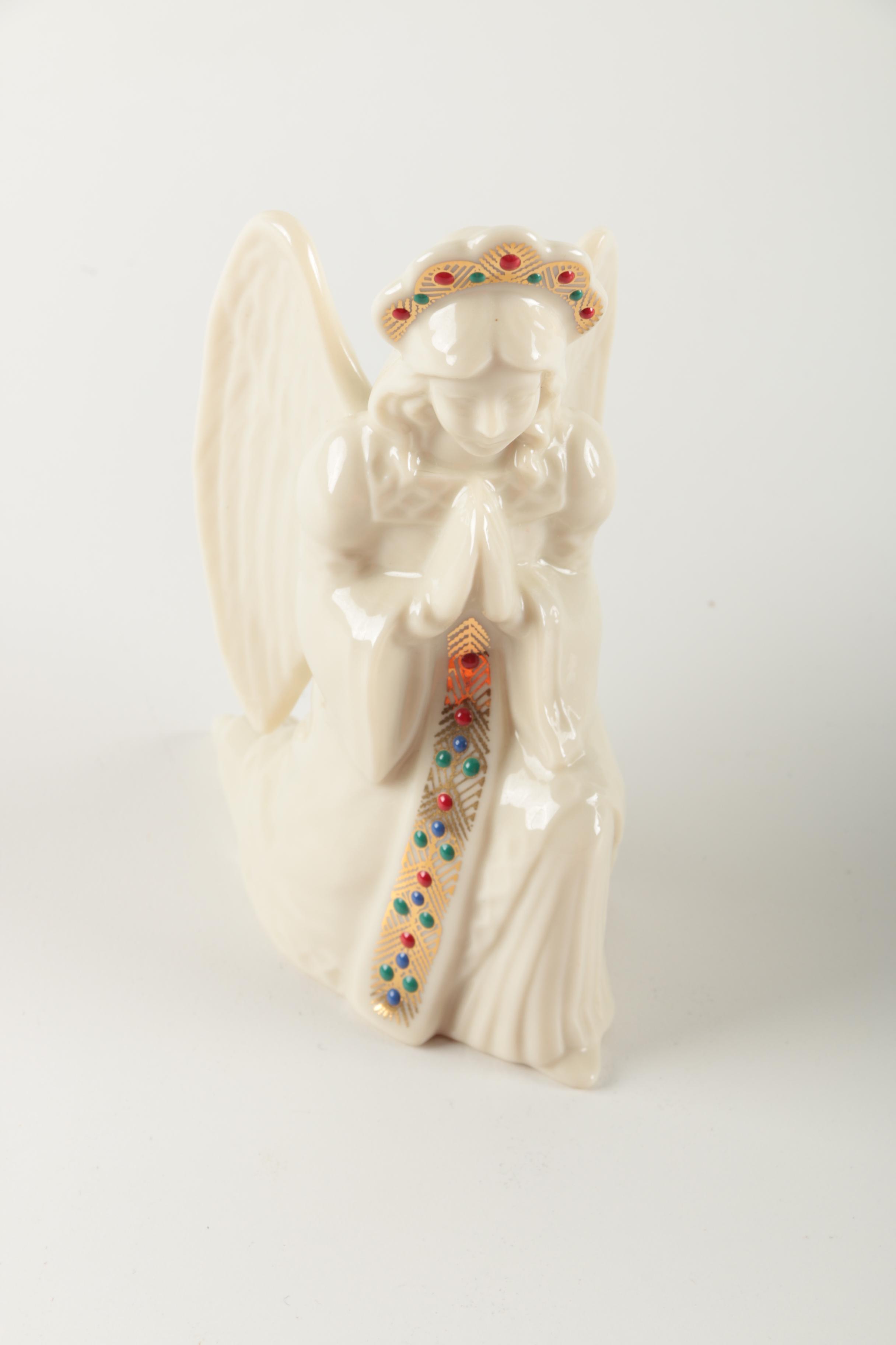 Lenox Porcelain Santa and Angel Figurines