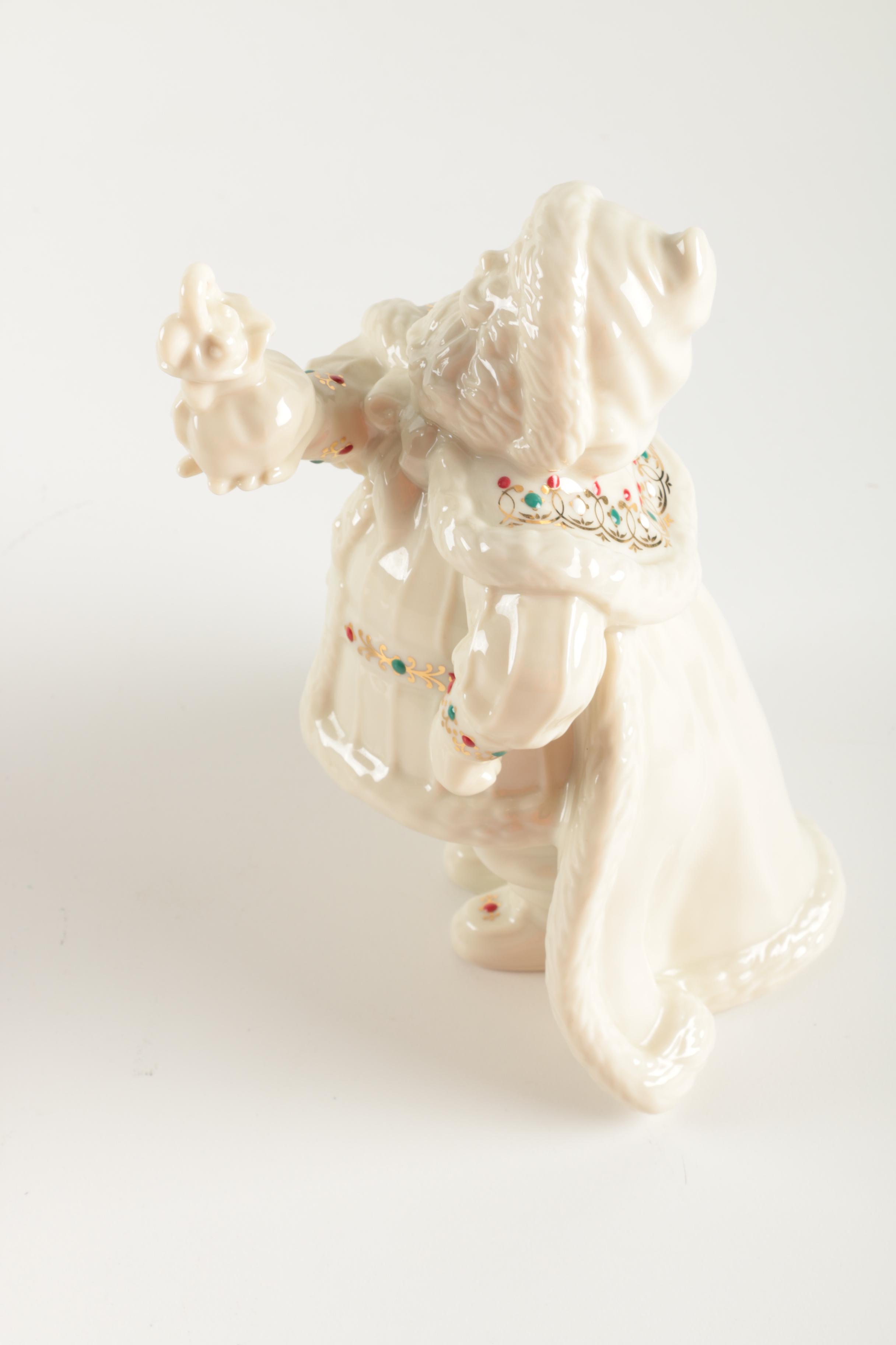 Lenox Porcelain Santa and Angel Figurines