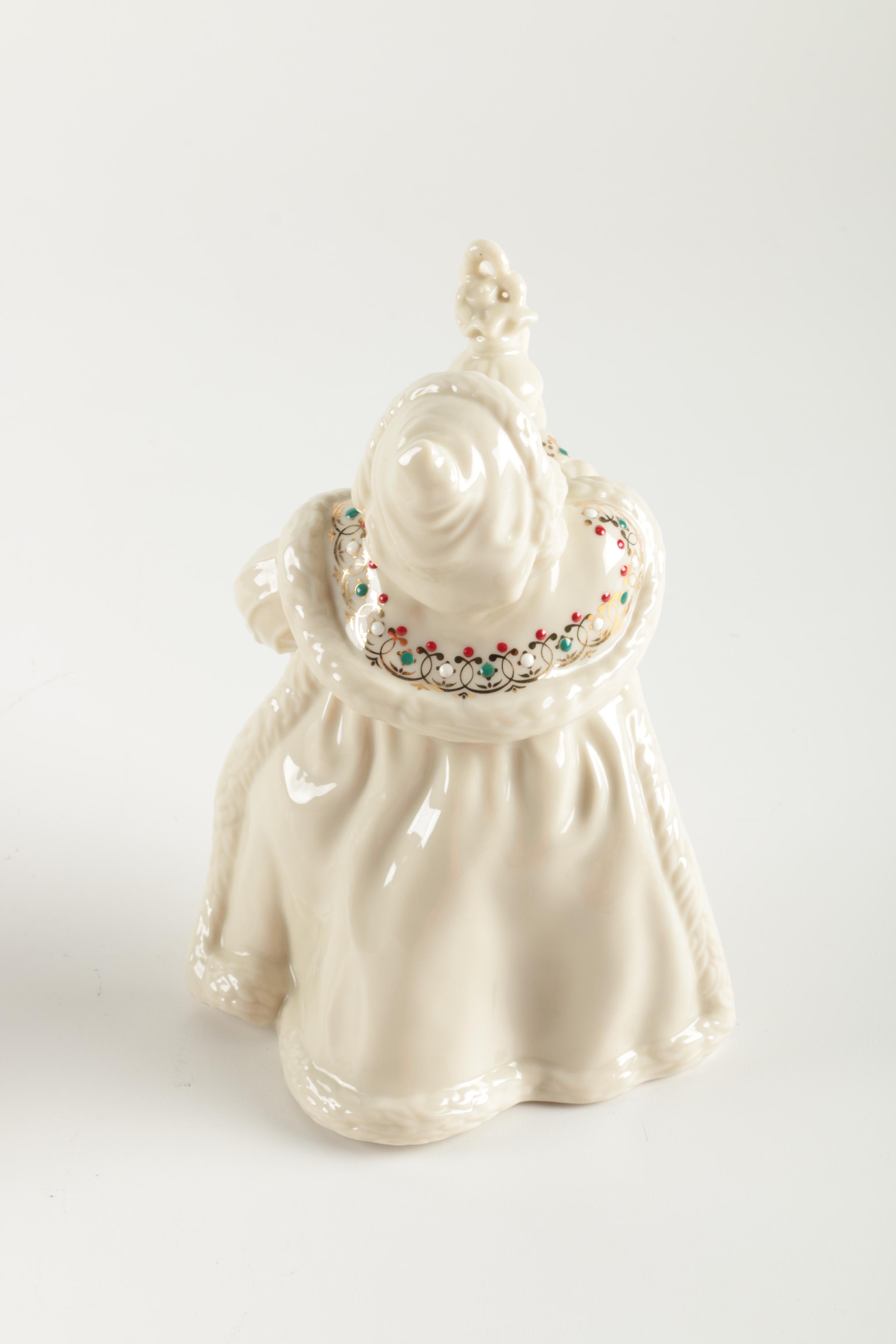 Lenox Porcelain Santa and Angel Figurines