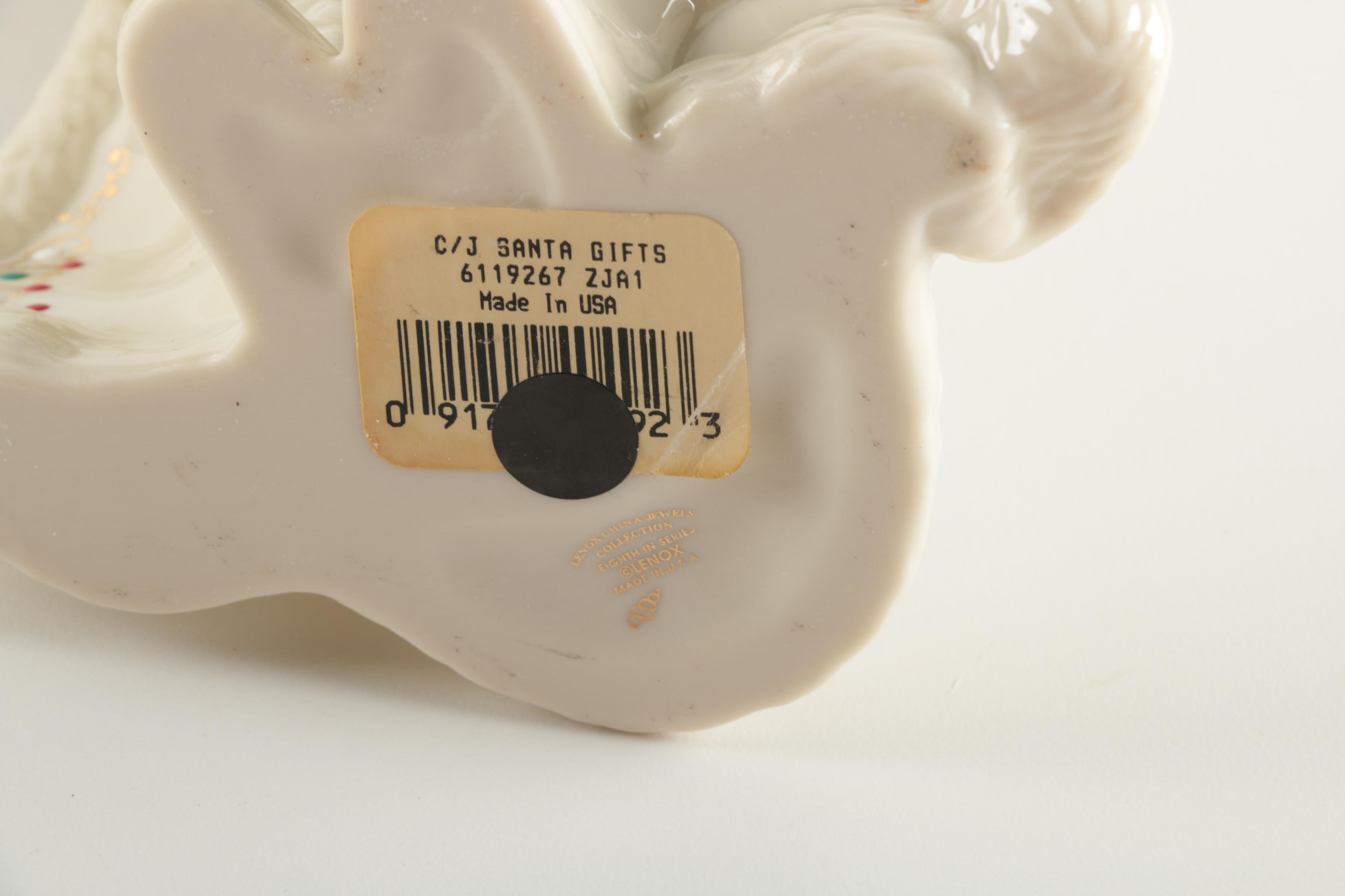 Lenox Porcelain Santa and Angel Figurines