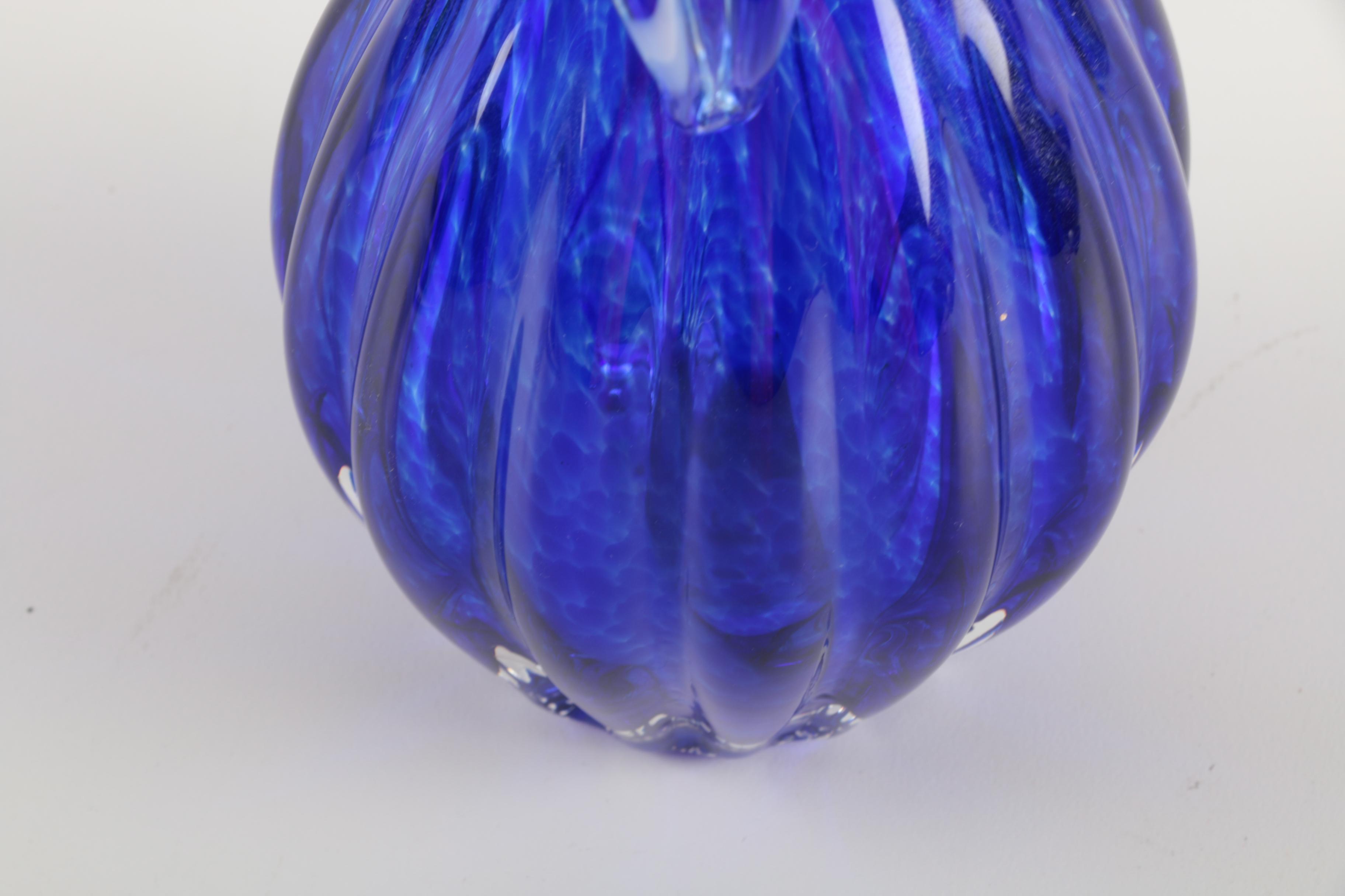 Cobalt Art Glass Vase