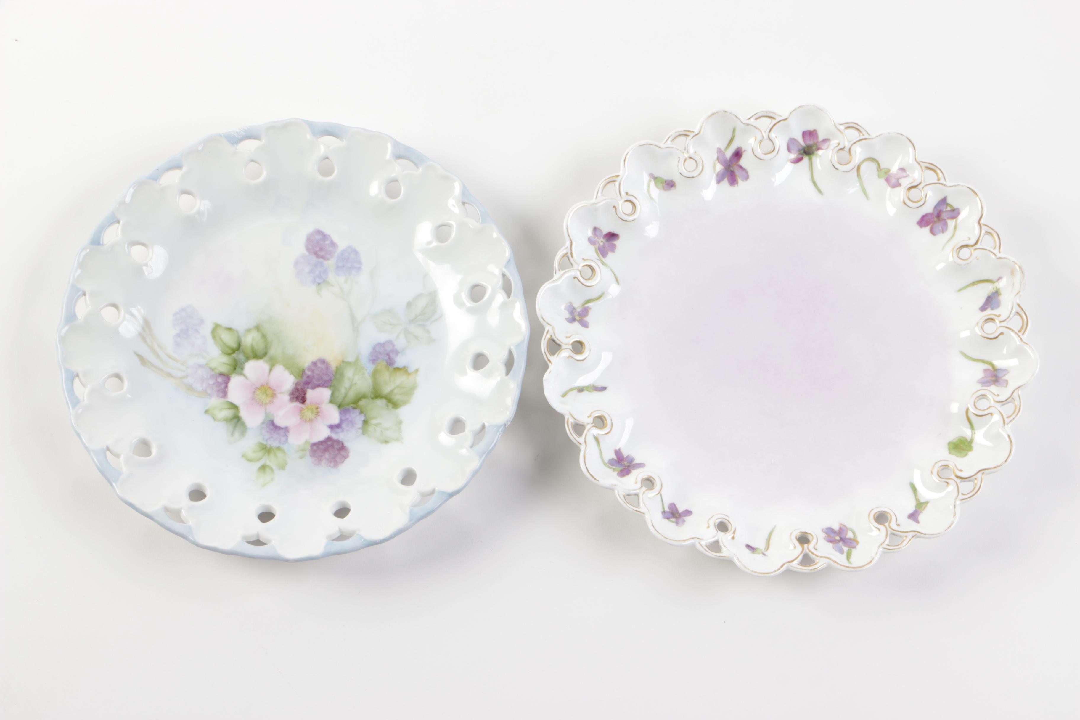 Vintage Porcelain Plate Collection