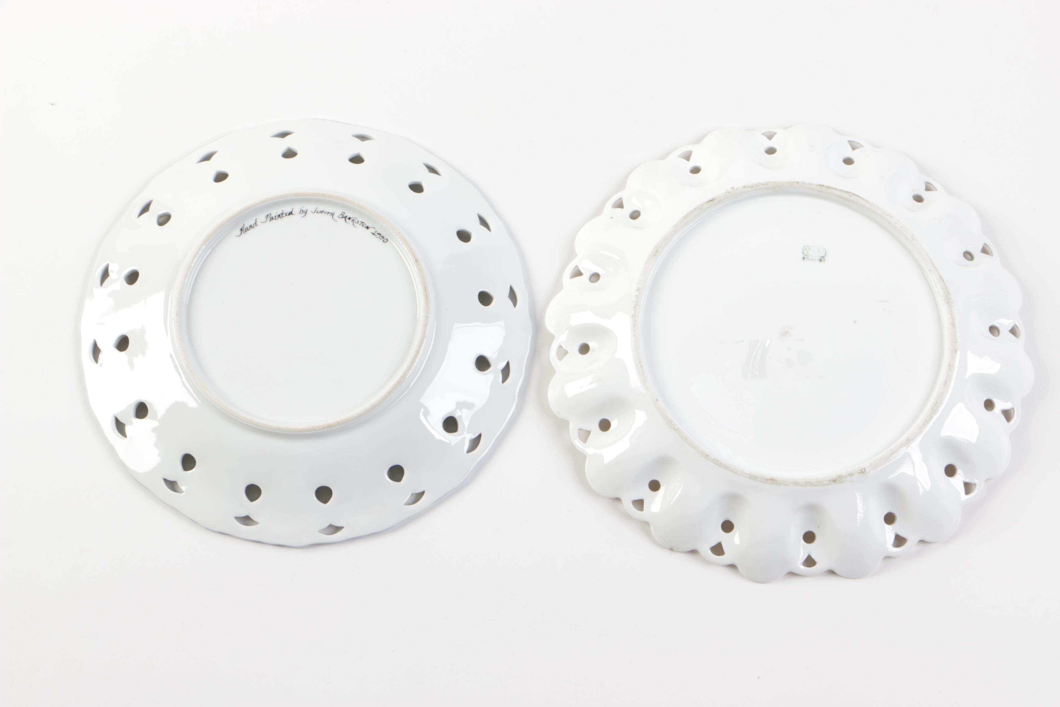 Vintage Porcelain Plate Collection