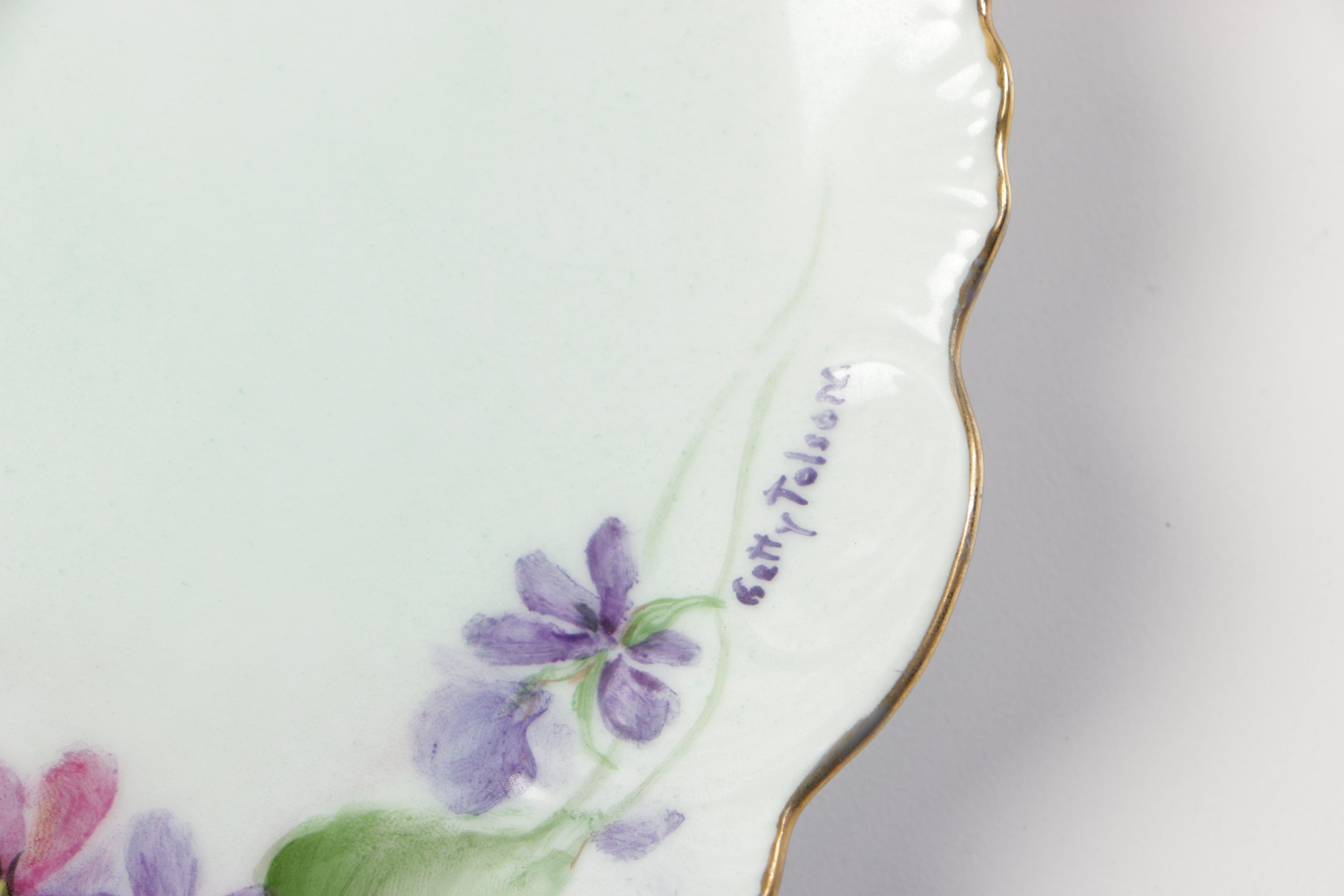 Vintage Porcelain Plate Collection