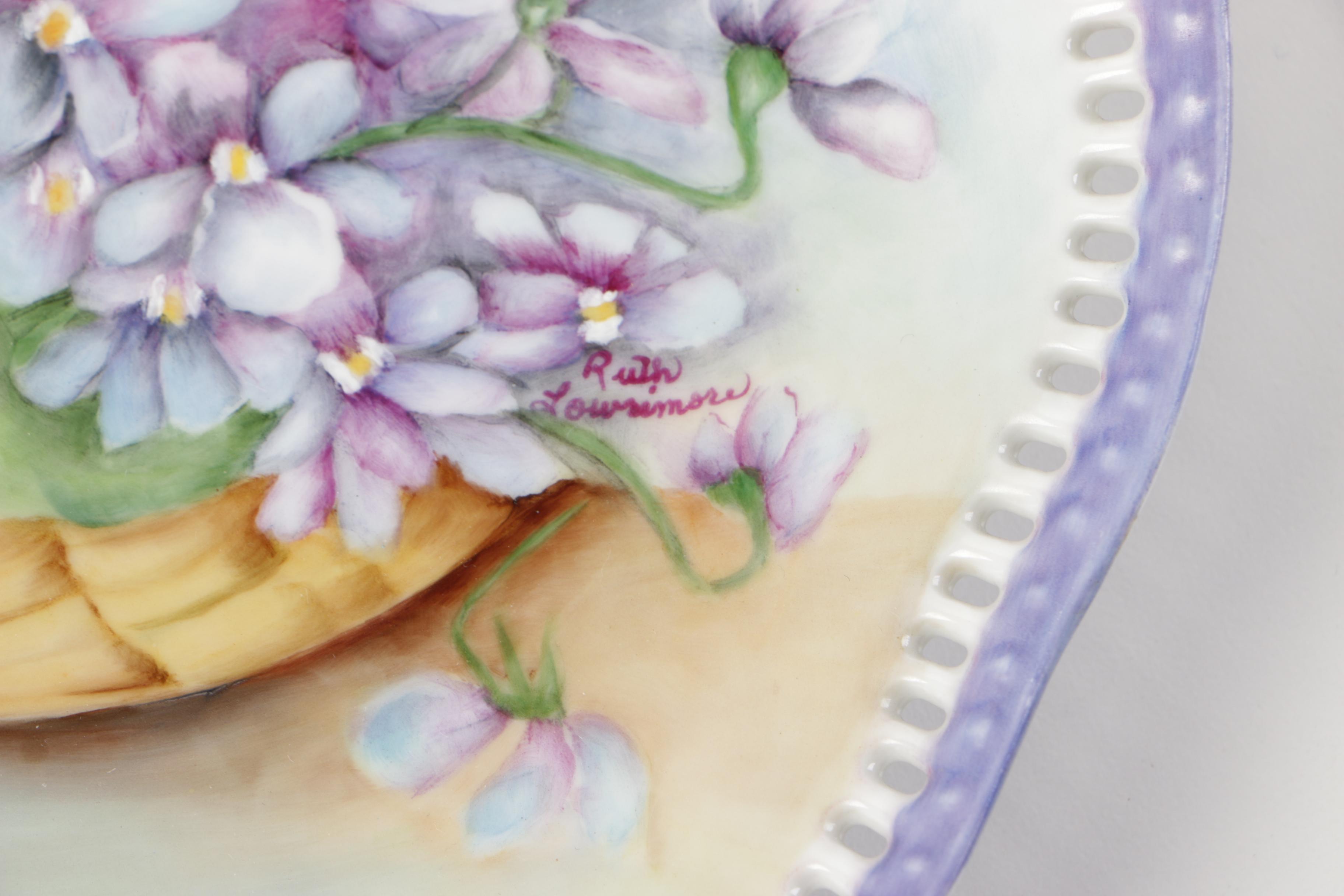 Vintage Porcelain Plate Collection