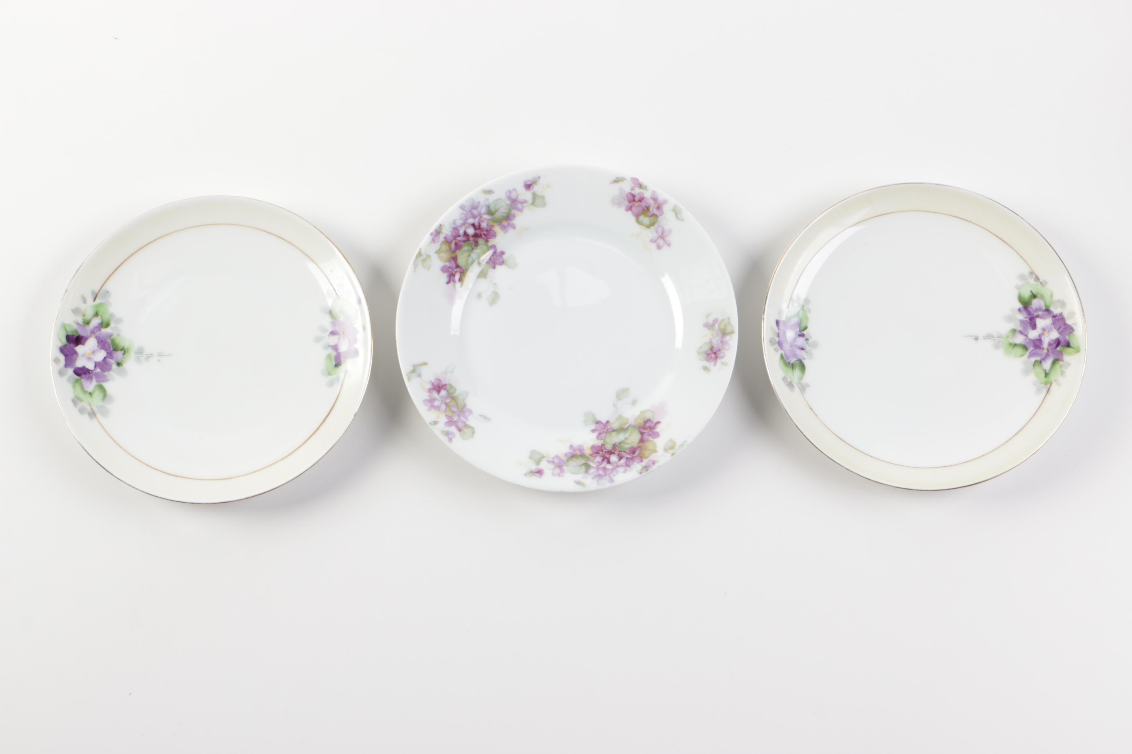 Vintage Porcelain Plate Collection
