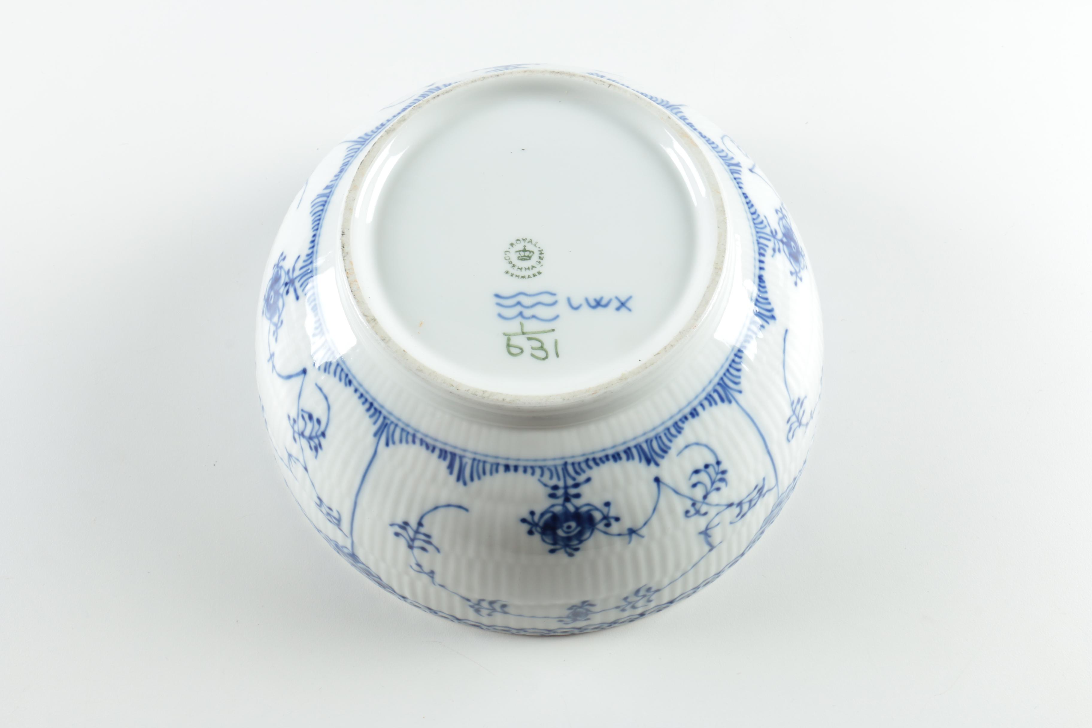 Vintage Royal Copenhagen "Blue Fluted" Tableware