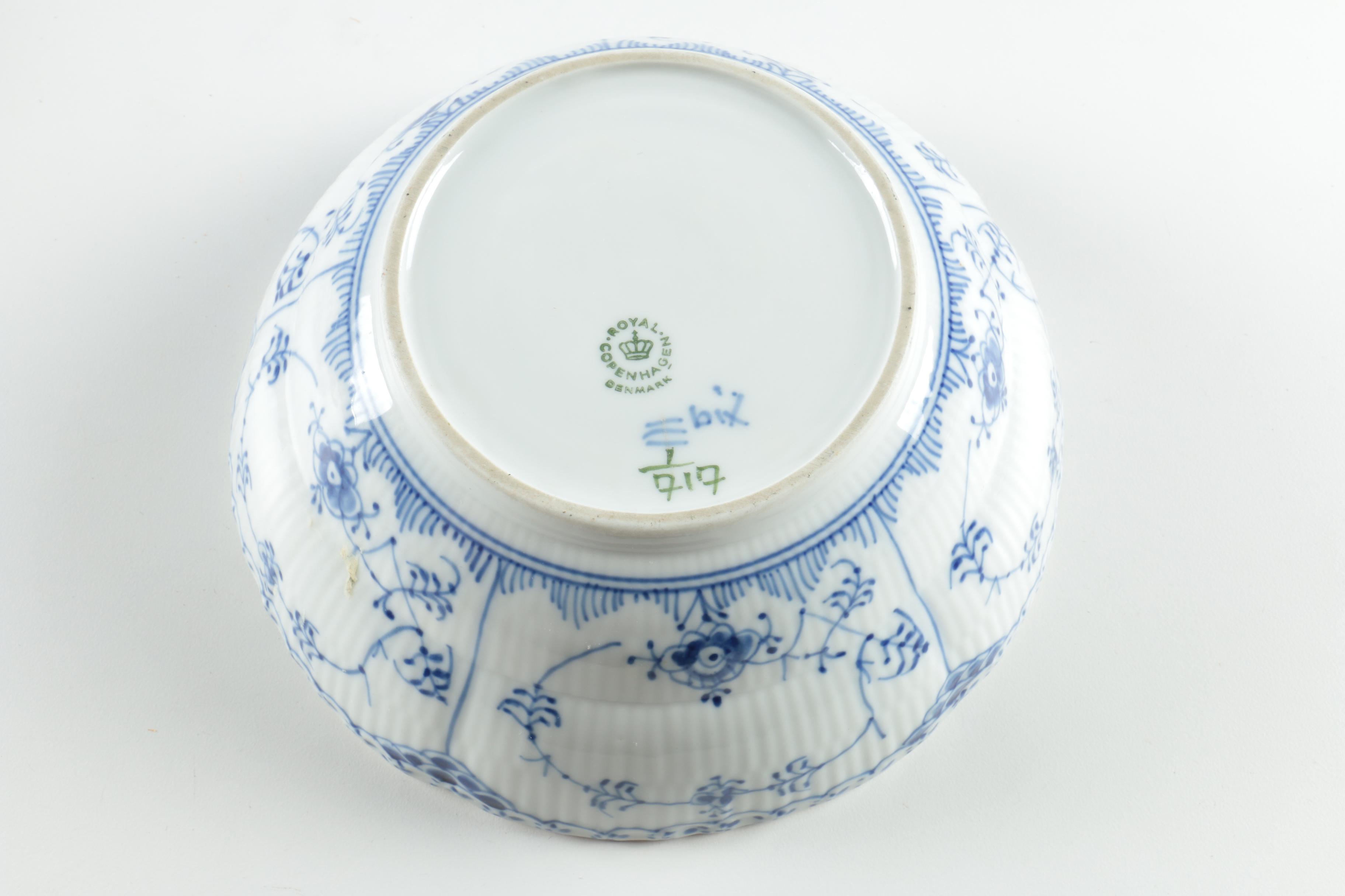 Vintage Royal Copenhagen "Blue Fluted" Tableware